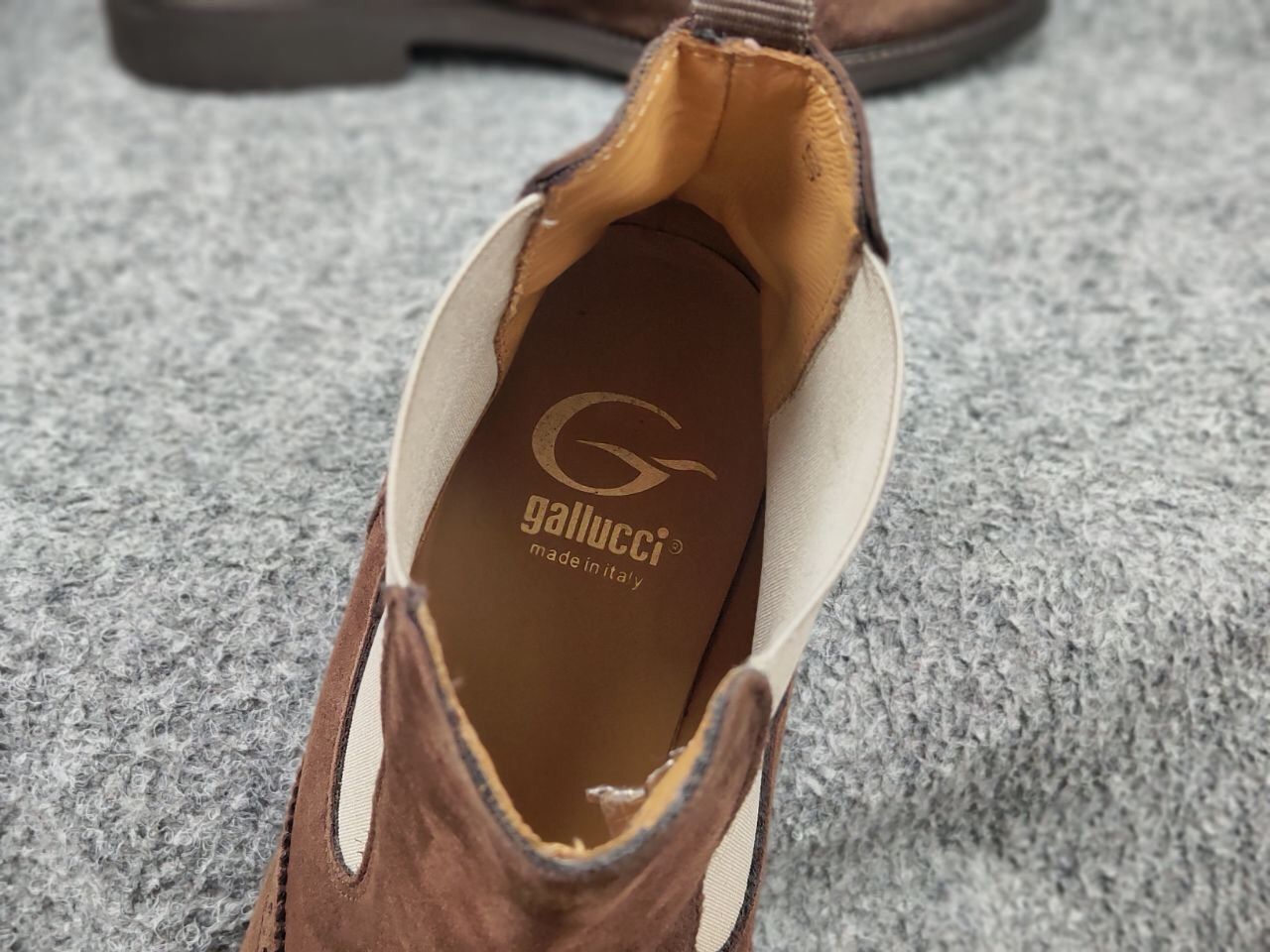 Other Gallucci Design Chelsea Ankle Leather Brown Shoes Boots Size US 10 / IT 40 - 16 Thumbnail