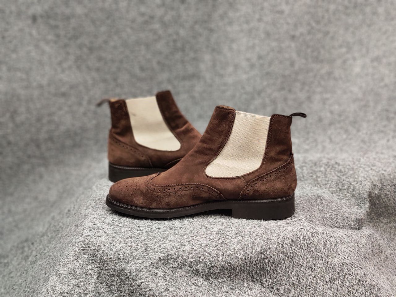 Other Gallucci Design Chelsea Ankle Leather Brown Shoes Boots Size US 10 / IT 40 - 14 Thumbnail