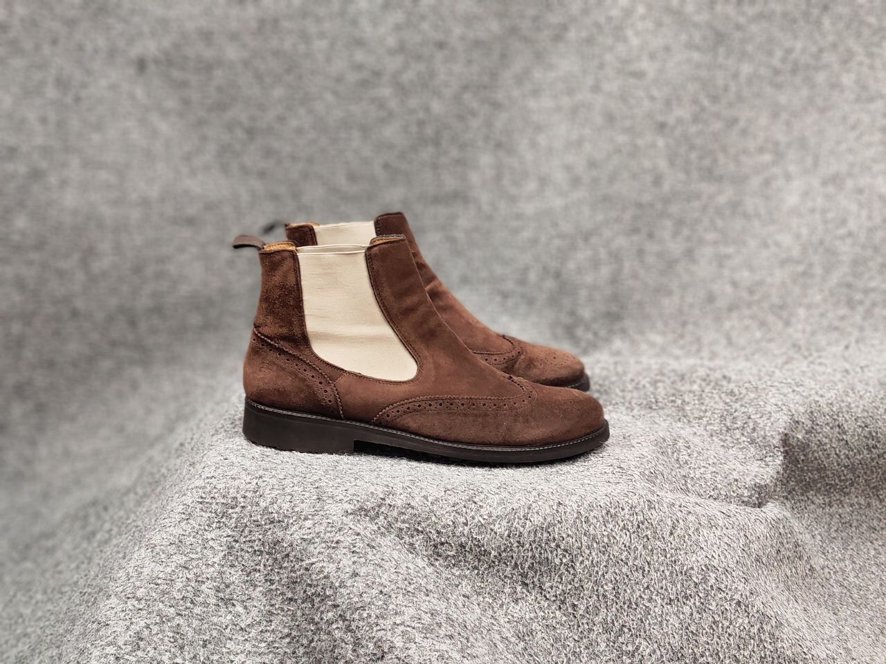 Other Gallucci Design Chelsea Ankle Leather Brown Shoes Boots Size US 10 / IT 40 - 3 Thumbnail