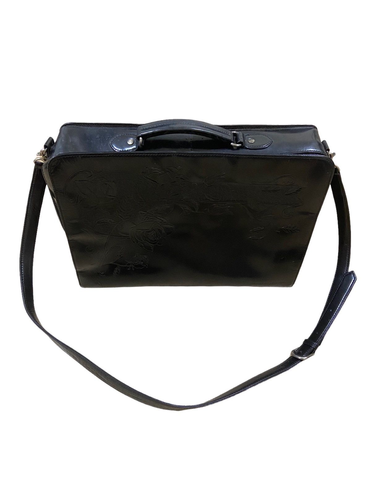 Jean Paul Gaultier ARCHIVE🔥OG Jean Paul Gaultier Embossed Flower Messenger Bag Size ONE SIZE - 3 Thumbnail
