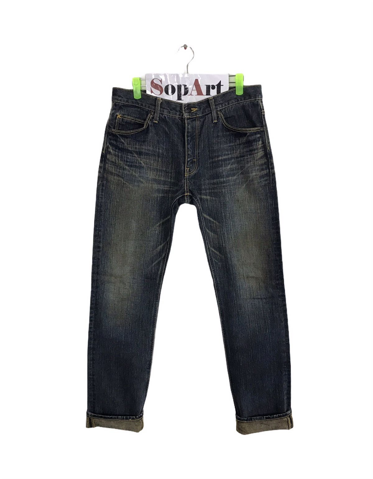 Japanese Brand × Lee Vintage Lee Riders Indigo Denim Jeans Style Size US 32 / EU 48 - 1 Thumbnail