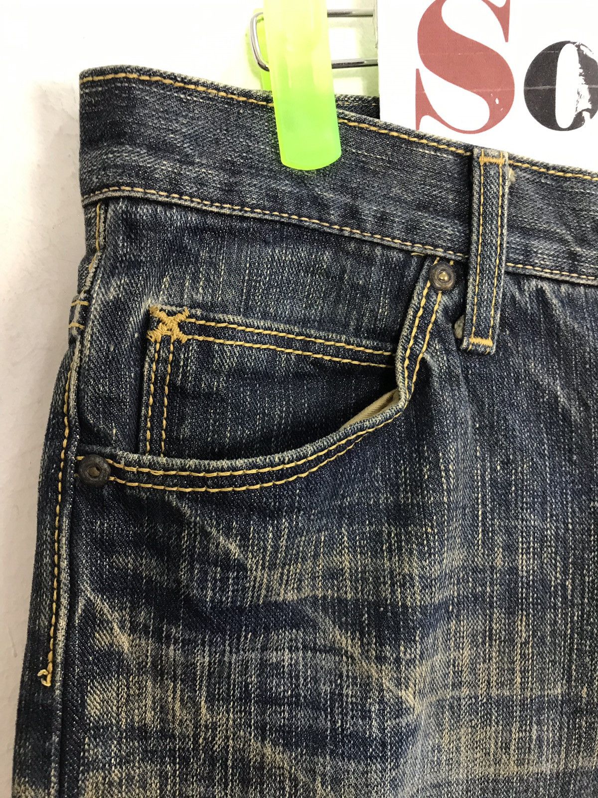 Japanese Brand × Lee Vintage Lee Riders Indigo Denim Jeans Style Size US 32 / EU 48 - 6 Thumbnail