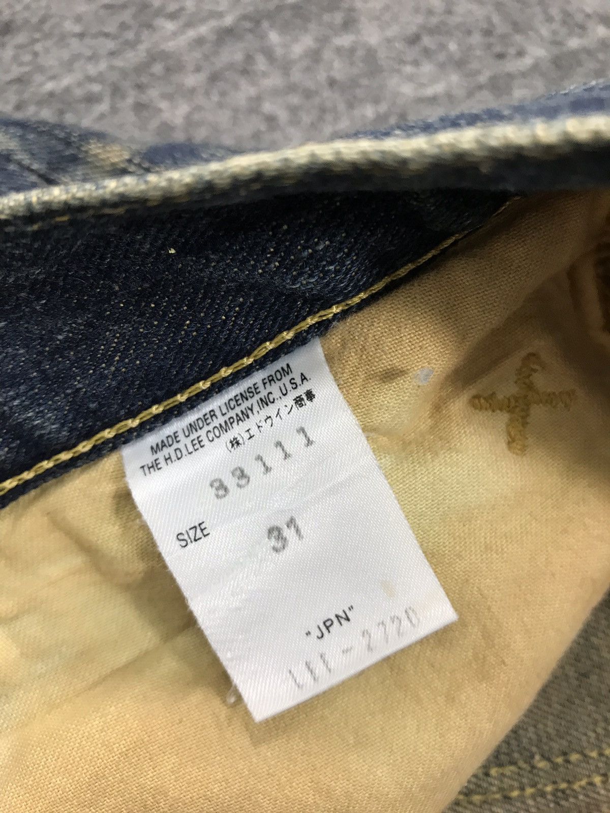 Japanese Brand × Lee Vintage Lee Riders Indigo Denim Jeans Style Size US 32 / EU 48 - 16 Thumbnail