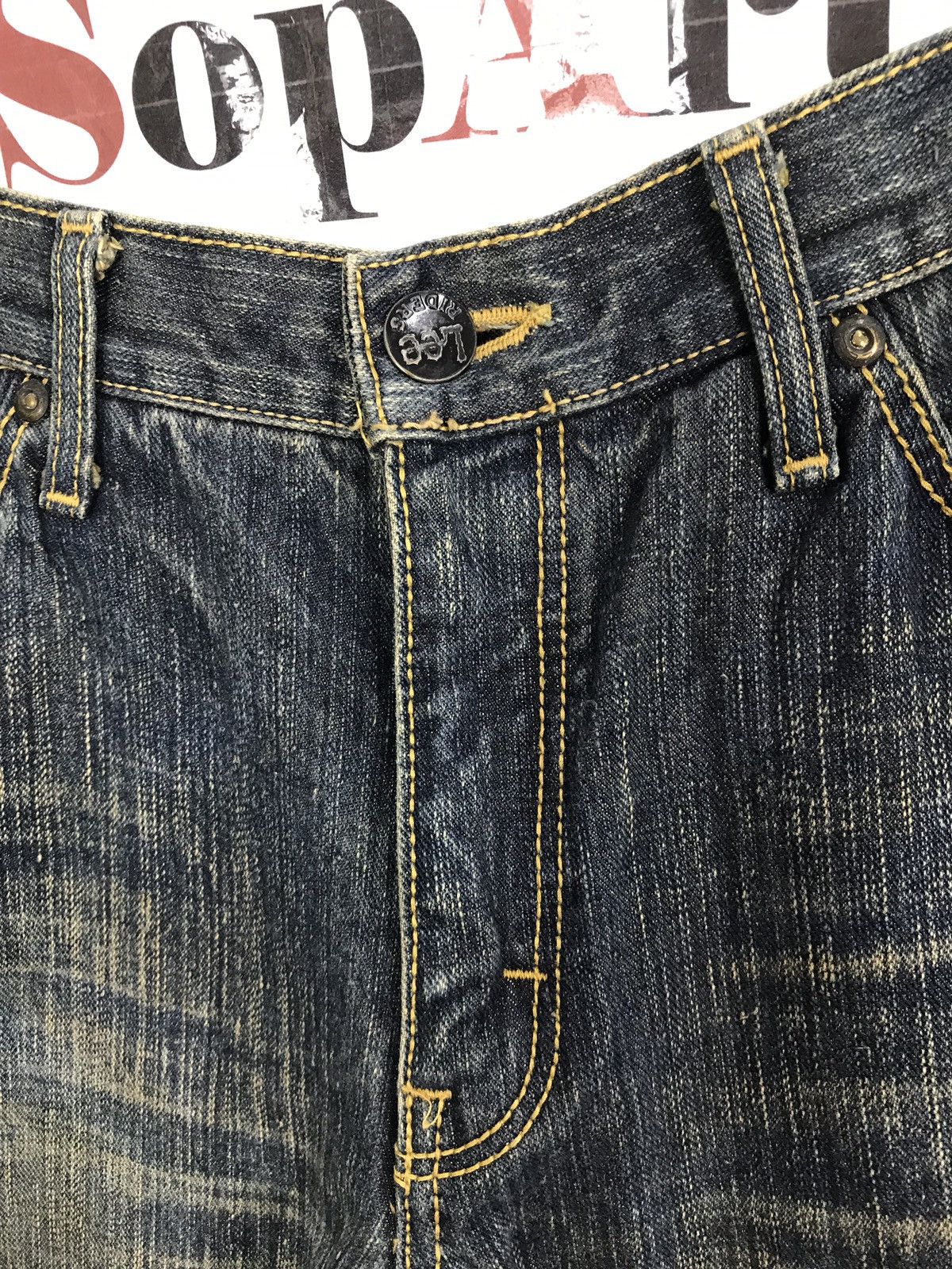 Japanese Brand × Lee Vintage Lee Riders Indigo Denim Jeans Style Size US 32 / EU 48 - 5 Thumbnail