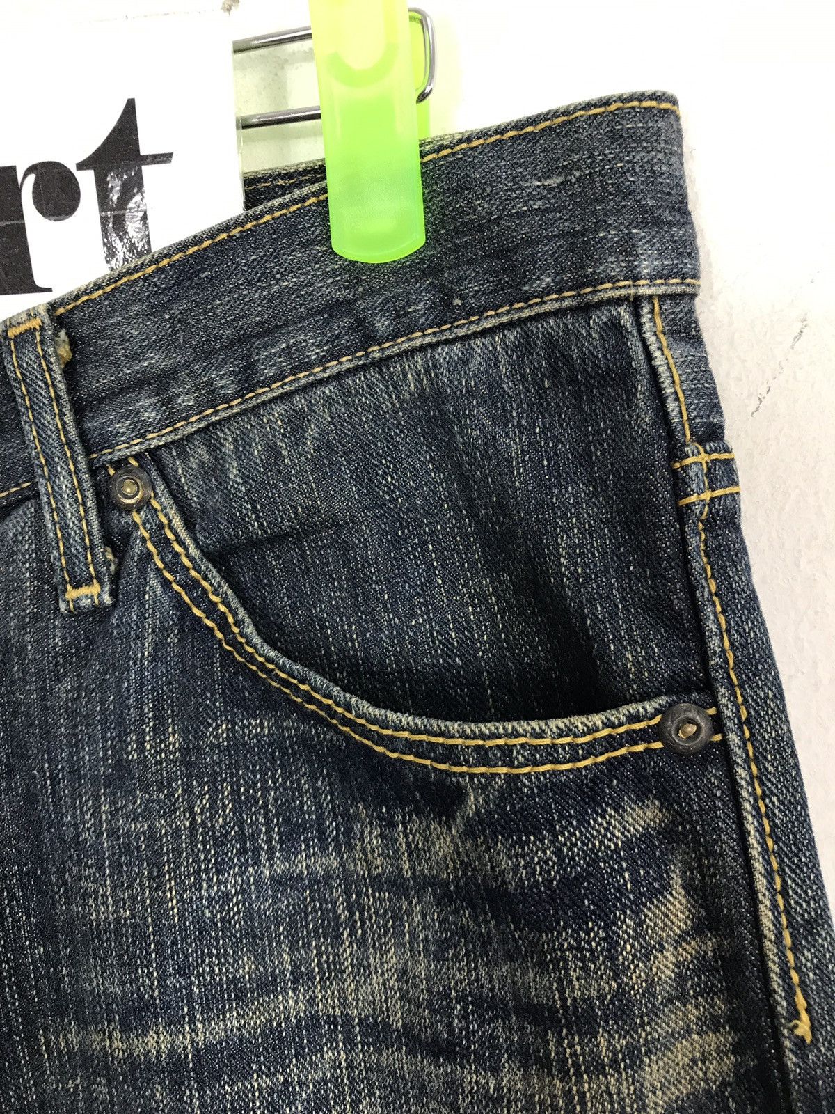 Japanese Brand × Lee Vintage Lee Riders Indigo Denim Jeans Style Size US 32 / EU 48 - 4 Thumbnail