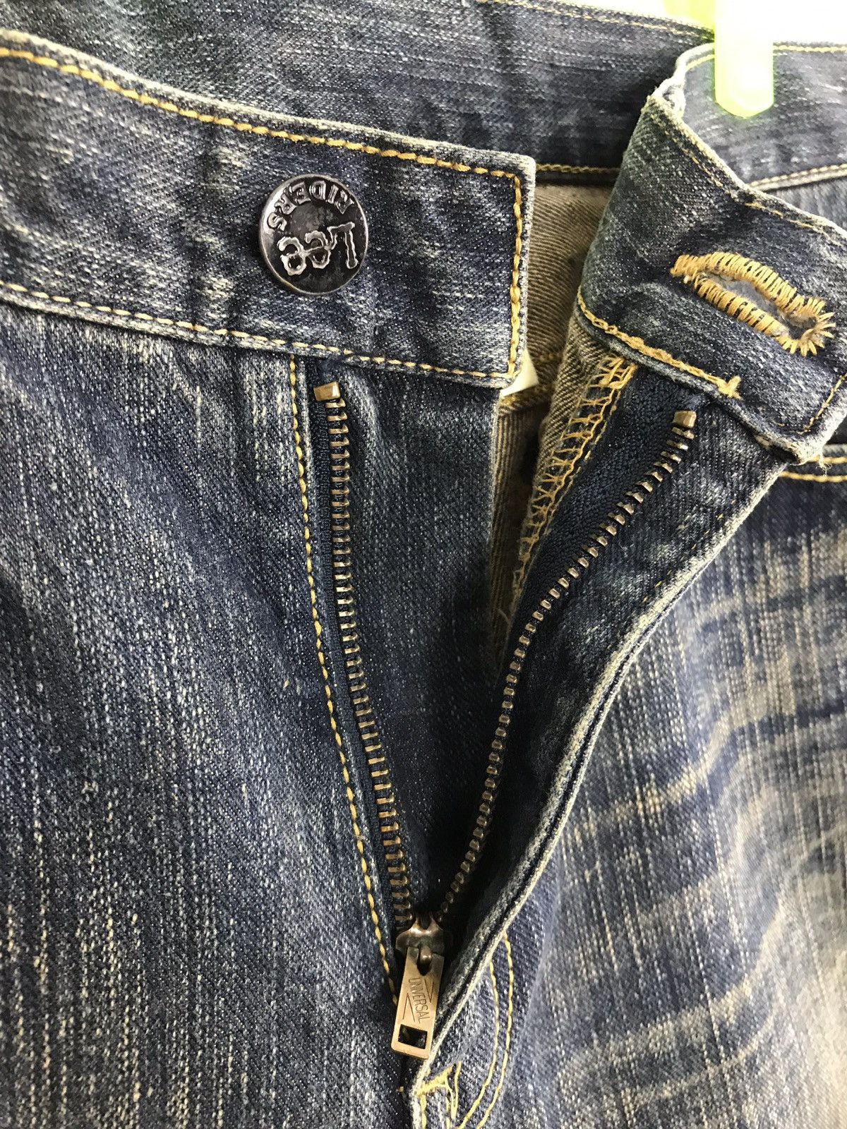 Japanese Brand × Lee Vintage Lee Riders Indigo Denim Jeans Style Size US 32 / EU 48 - 7 Thumbnail