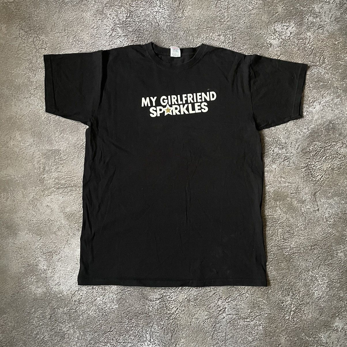 Vintage Vintage Y2K ADULT “ MY GIRLFRIEND SPARKLES“ FUNNY BuyTee Size US L / EU 52-54 / 3 - 2 Thumbnail