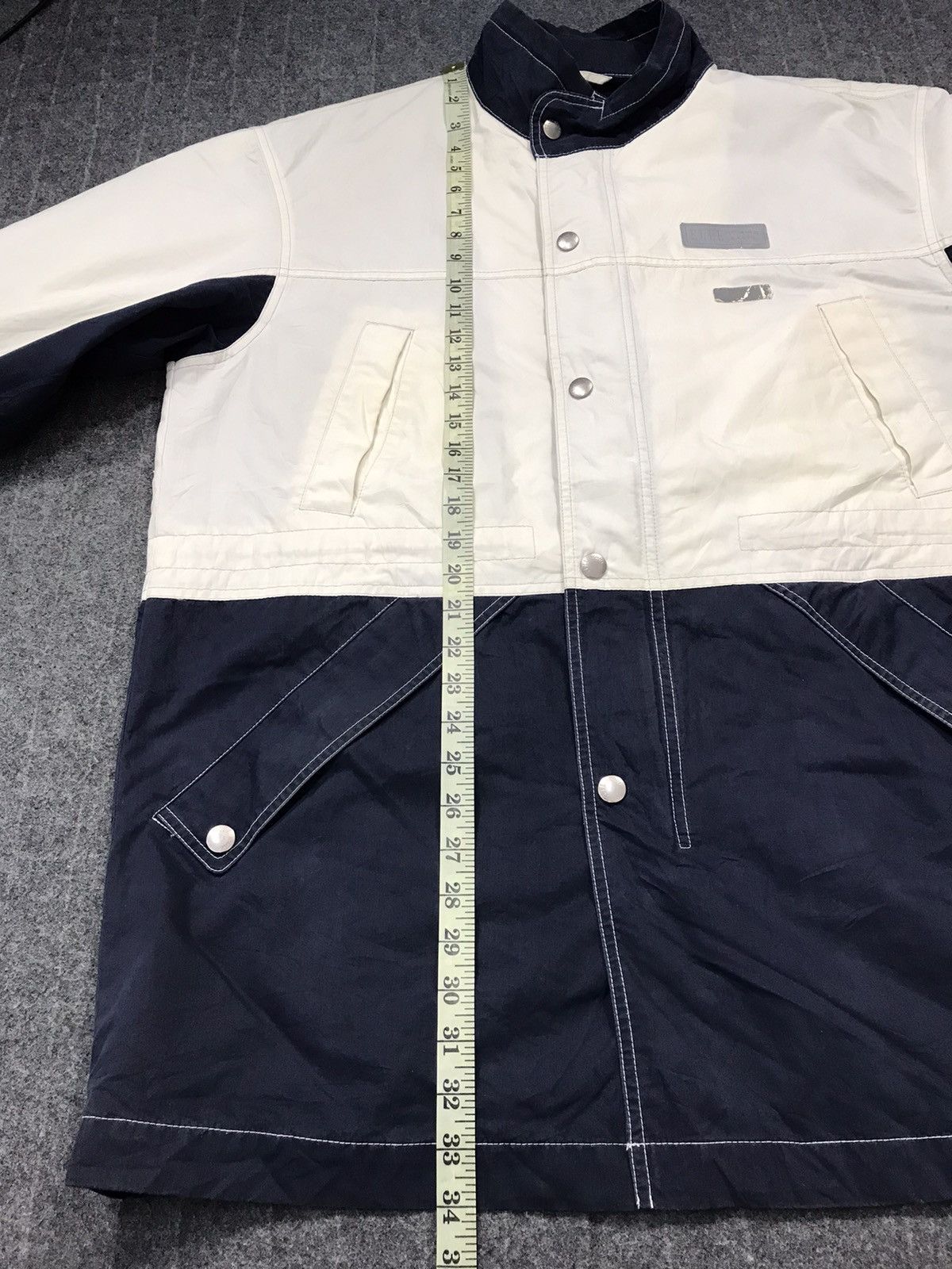 Japanese Brand × Vintage Elle Homme Paris Thick Jacket Double Pocket Design Fashion Size US XXL / EU 58 / 5 - 13 Thumbnail