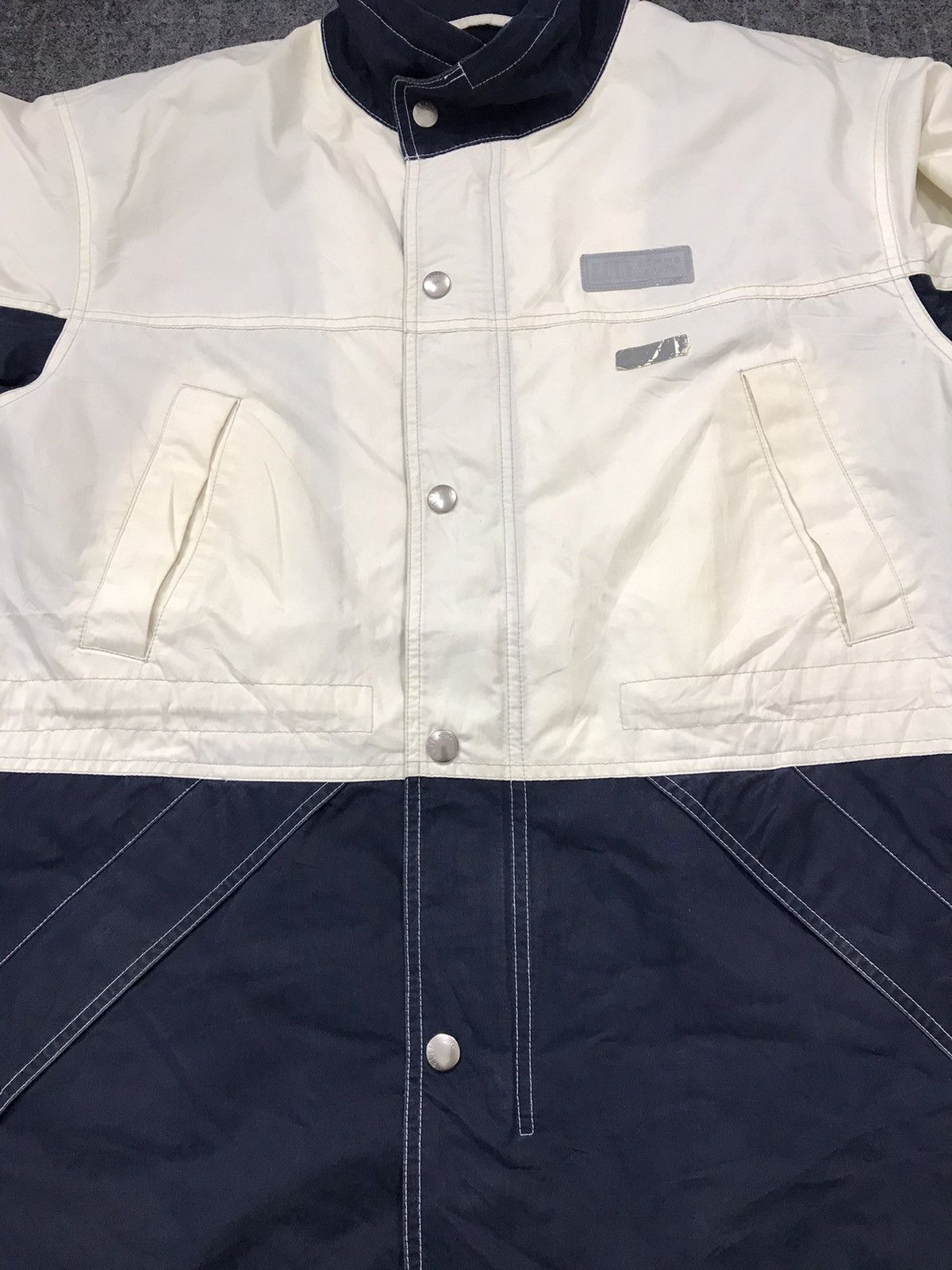 Japanese Brand × Vintage Elle Homme Paris Thick Jacket Double Pocket Design Fashion Size US XXL / EU 58 / 5 - 5 Thumbnail