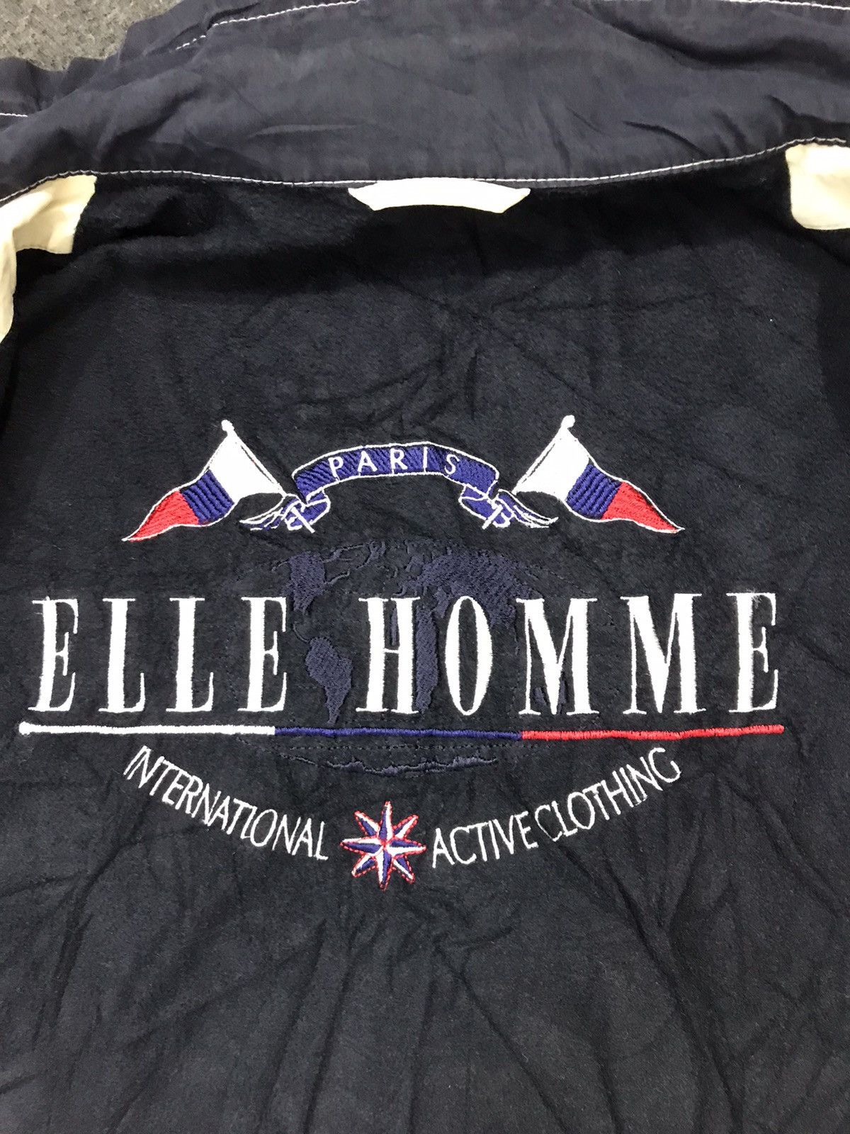 Japanese Brand × Vintage Elle Homme Paris Thick Jacket Double Pocket Design Fashion Size US XXL / EU 58 / 5 - 8 Thumbnail