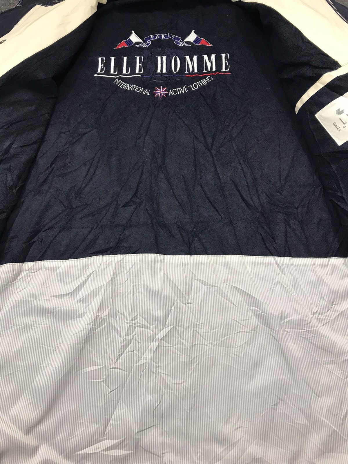 Japanese Brand × Vintage Elle Homme Paris Thick Jacket Double Pocket Design Fashion Size US XXL / EU 58 / 5 - 7 Thumbnail