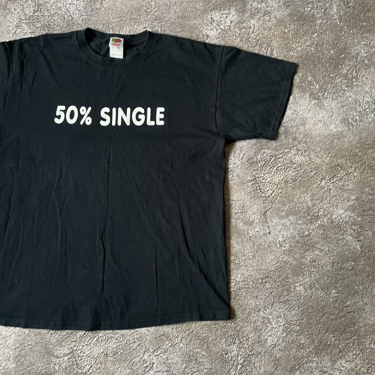 Band Tees Vintage Y2K ADULT “ 50% SINGLE PORNO SEXY “ FUNNY BuyTee Size US XL / EU 56 / 4 - 3 Thumbnail