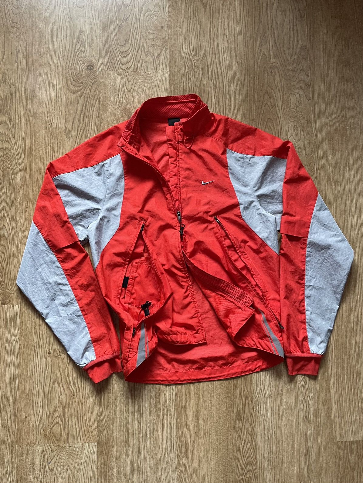 Nike Vintage Y2K Nike Tech Nylon Windbreaker Track Jacket Size US S / EU 44-46 / 1 - 1 Thumbnail