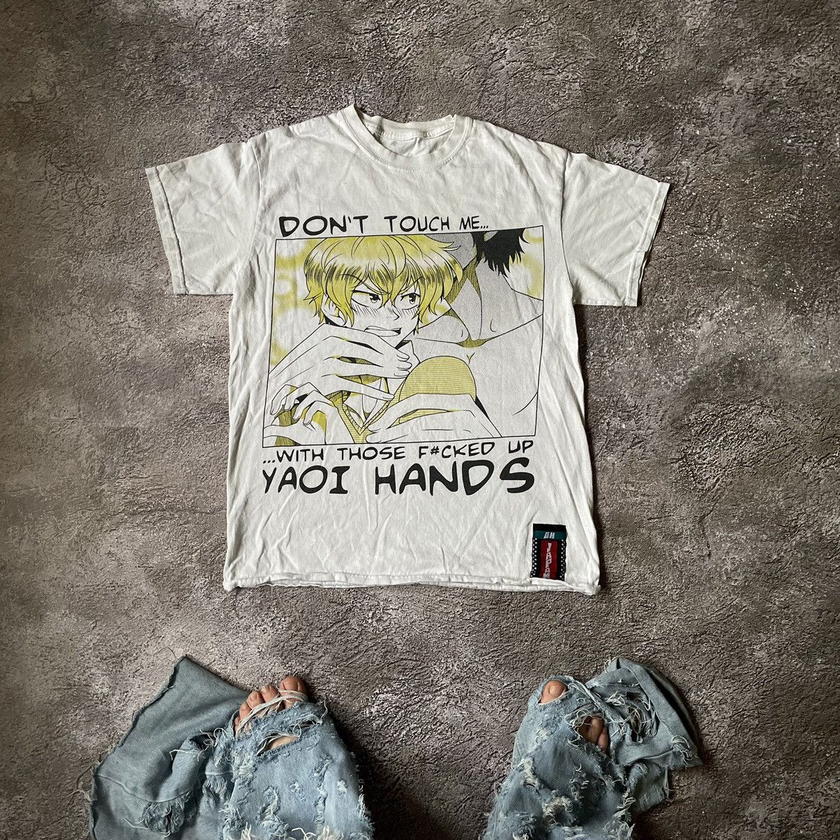 Vintage Y2K Sun Faded Graphic Tee Anime Alt Streetwear L