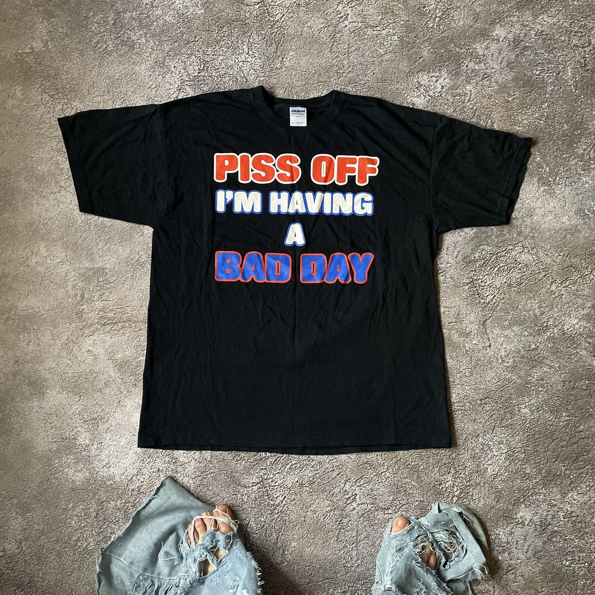 Vintage Vintage Y2K Graphic Tee Funny Slogan Streetwear Skate XL Size US XL / EU 56 / 4 - 1 Thumbnail