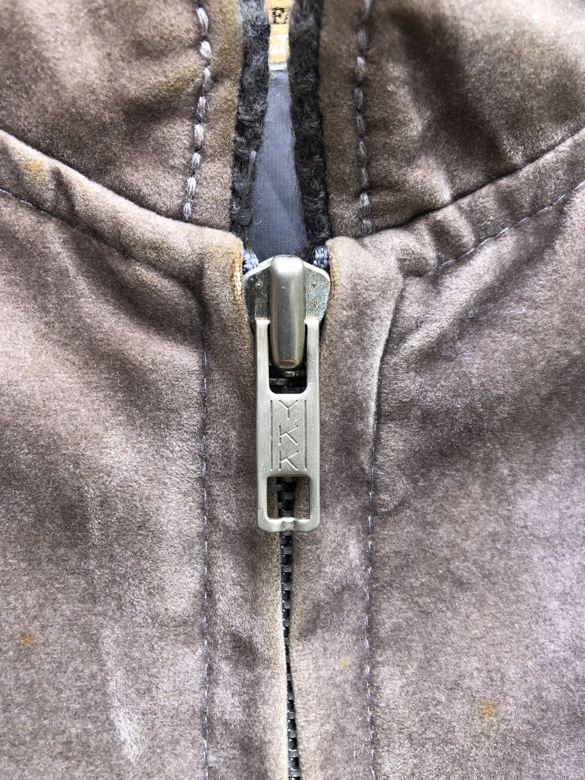 Other Vintage 80's Velvet Zipper Jacket by Saddler Size US L / EU 52-54 / 3 - 10 Thumbnail