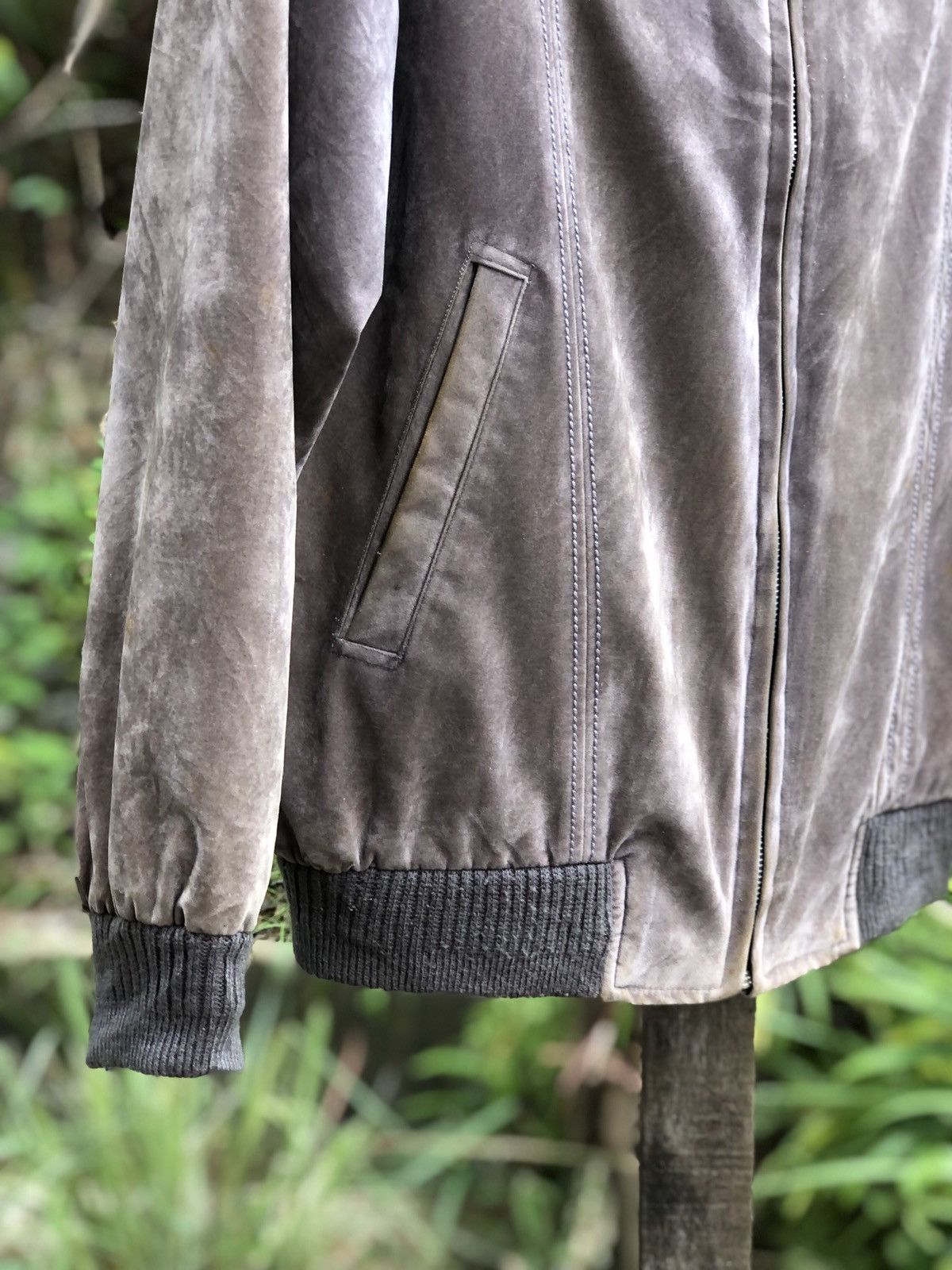 Other Vintage 80's Velvet Zipper Jacket by Saddler Size US L / EU 52-54 / 3 - 3 Thumbnail