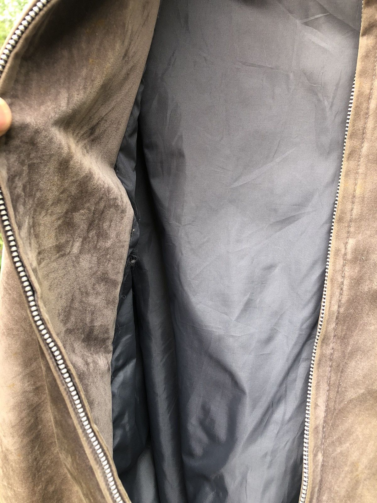 Other Vintage 80's Velvet Zipper Jacket by Saddler Size US L / EU 52-54 / 3 - 7 Thumbnail