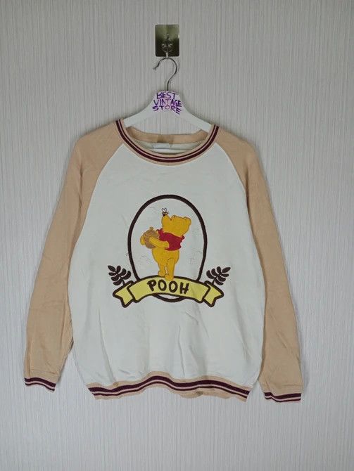 Cartoon Network Vintage 90s Winnie The Pooh Crewneck Embroidered Logo Size US M / EU 48-50 / 2 - 1 Thumbnail