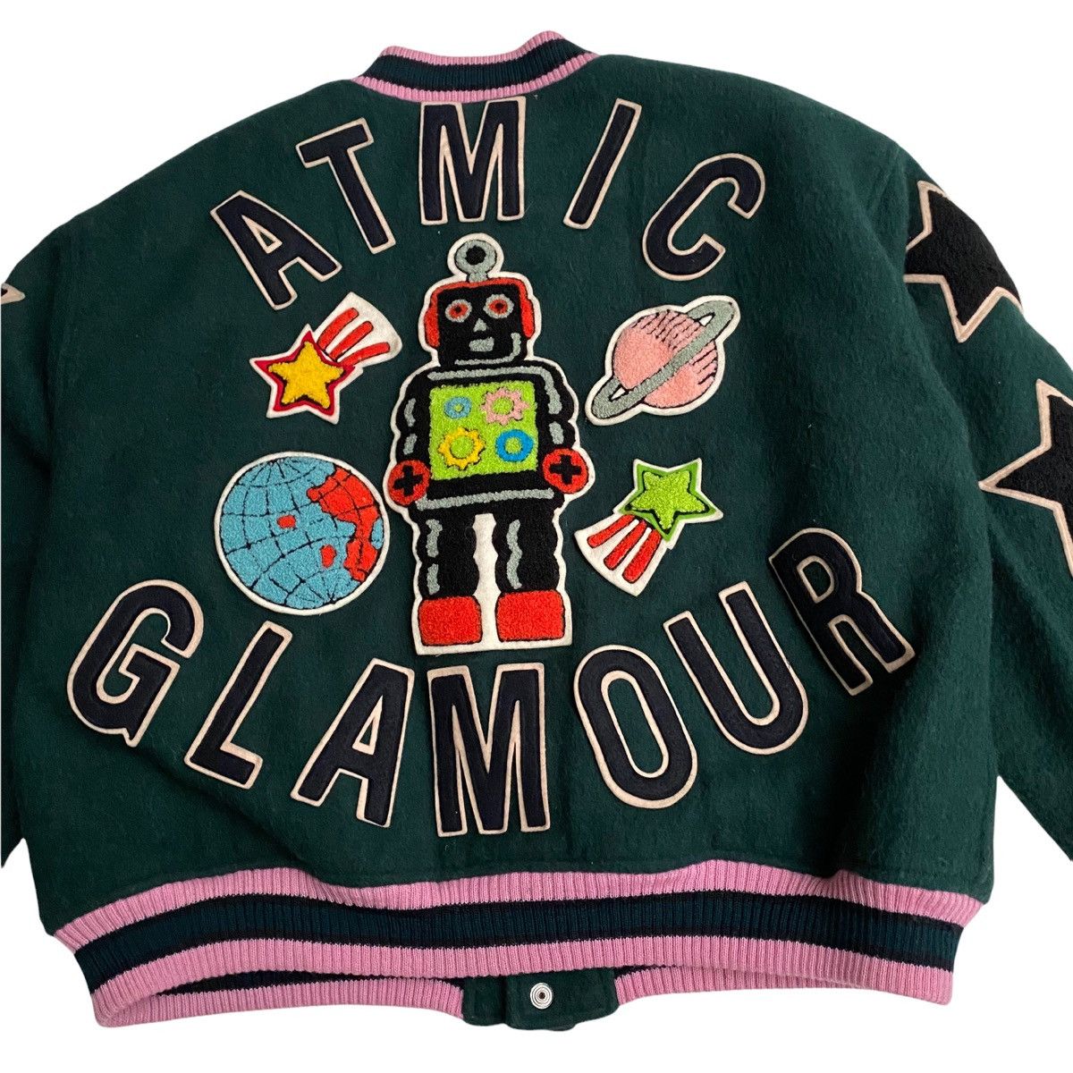 Hysteric Glamour Hysteric Glamour Atomic Varsity Jacket Size US M / EU 48-50 / 2 - 2 Thumbnail