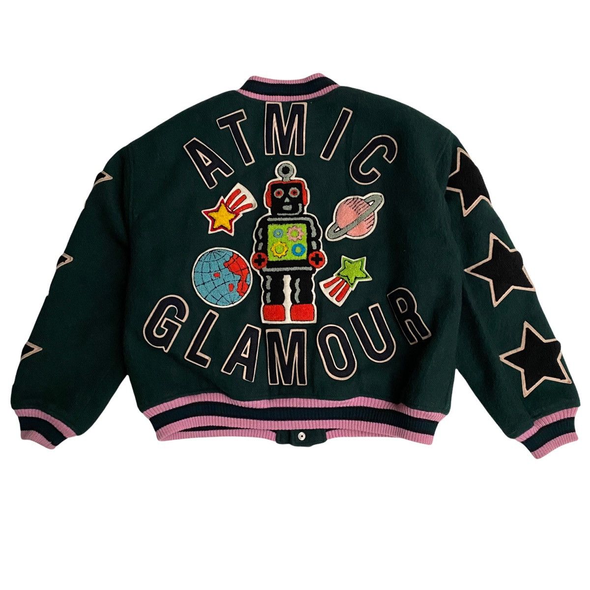 Hysteric Glamour Hysteric Glamour Atomic Varsity Jacket Size US M / EU 48-50 / 2 - 1 Thumbnail