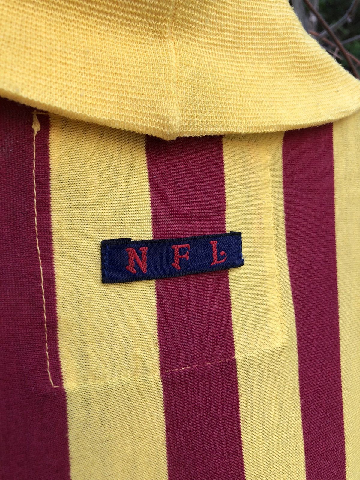 NFL Vintage 90's NFL REDSKINS Turtleneck Striped Long Sleeve Tee Size US L / EU 52-54 / 3 - 8 Thumbnail