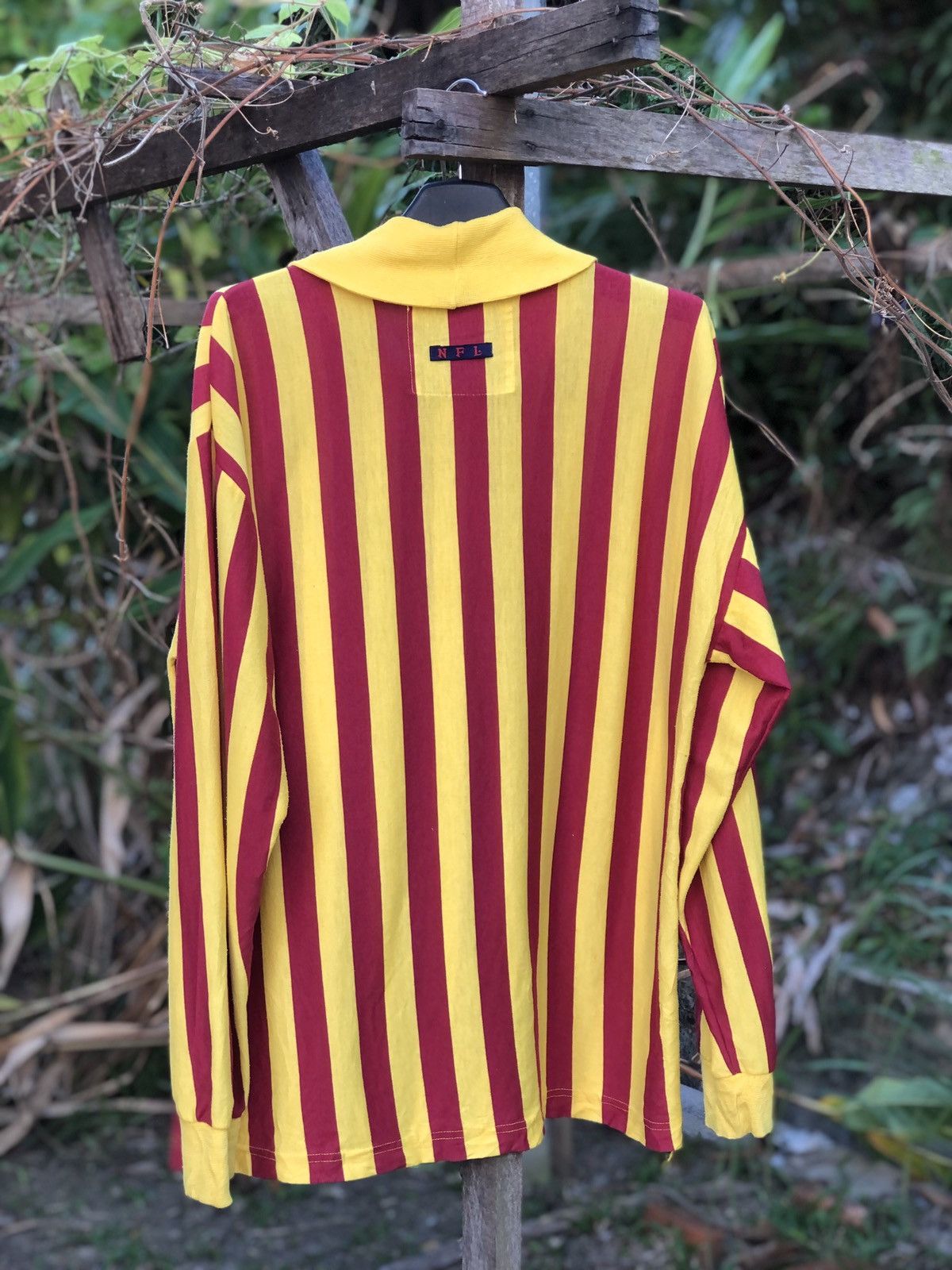 NFL Vintage 90's NFL REDSKINS Turtleneck Striped Long Sleeve Tee Size US L / EU 52-54 / 3 - 4 Thumbnail