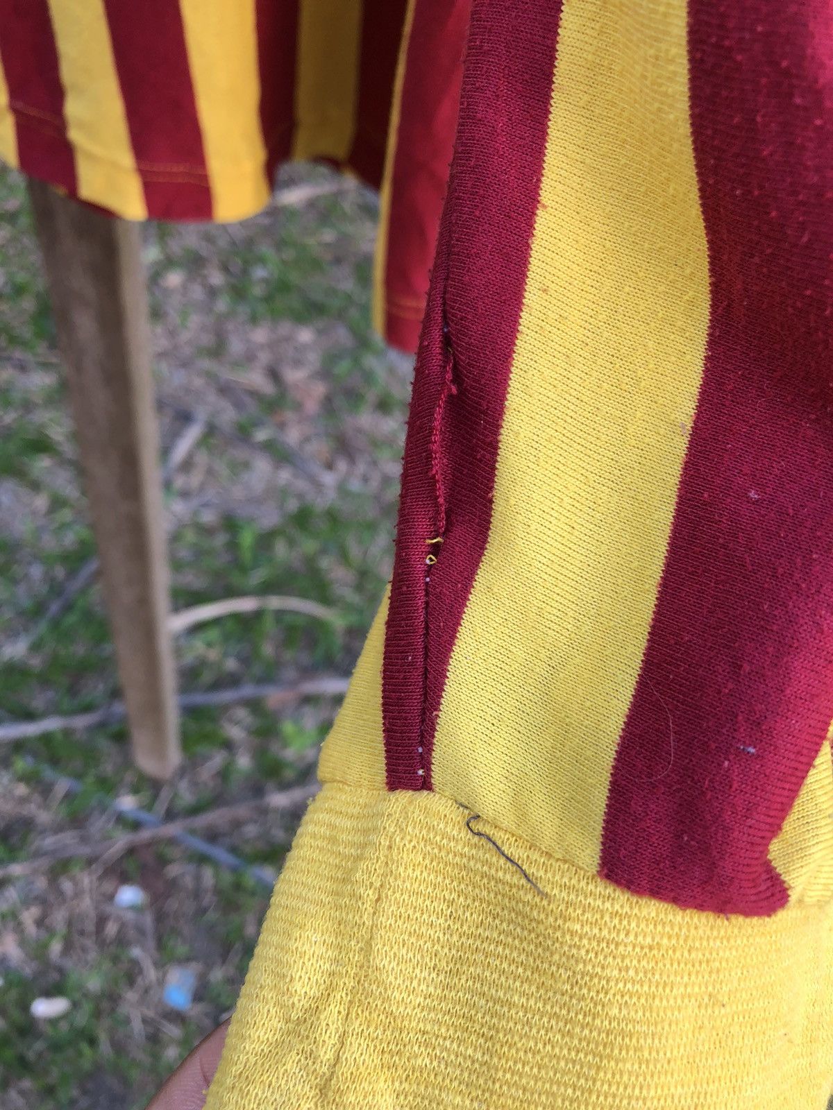 NFL Vintage 90's NFL REDSKINS Turtleneck Striped Long Sleeve Tee Size US L / EU 52-54 / 3 - 10 Thumbnail