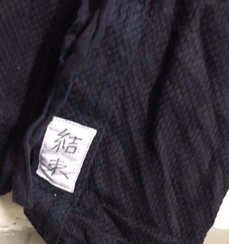 Japanese Brand × Vintage Vtg 70s kimono indigo rare item Size US L / EU 52-54 / 3 - 4 Thumbnail