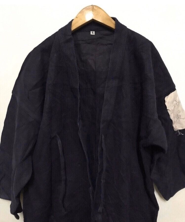 Japanese Brand × Vintage Vtg 70s kimono indigo rare item Size US L / EU 52-54 / 3 - 2 Thumbnail
