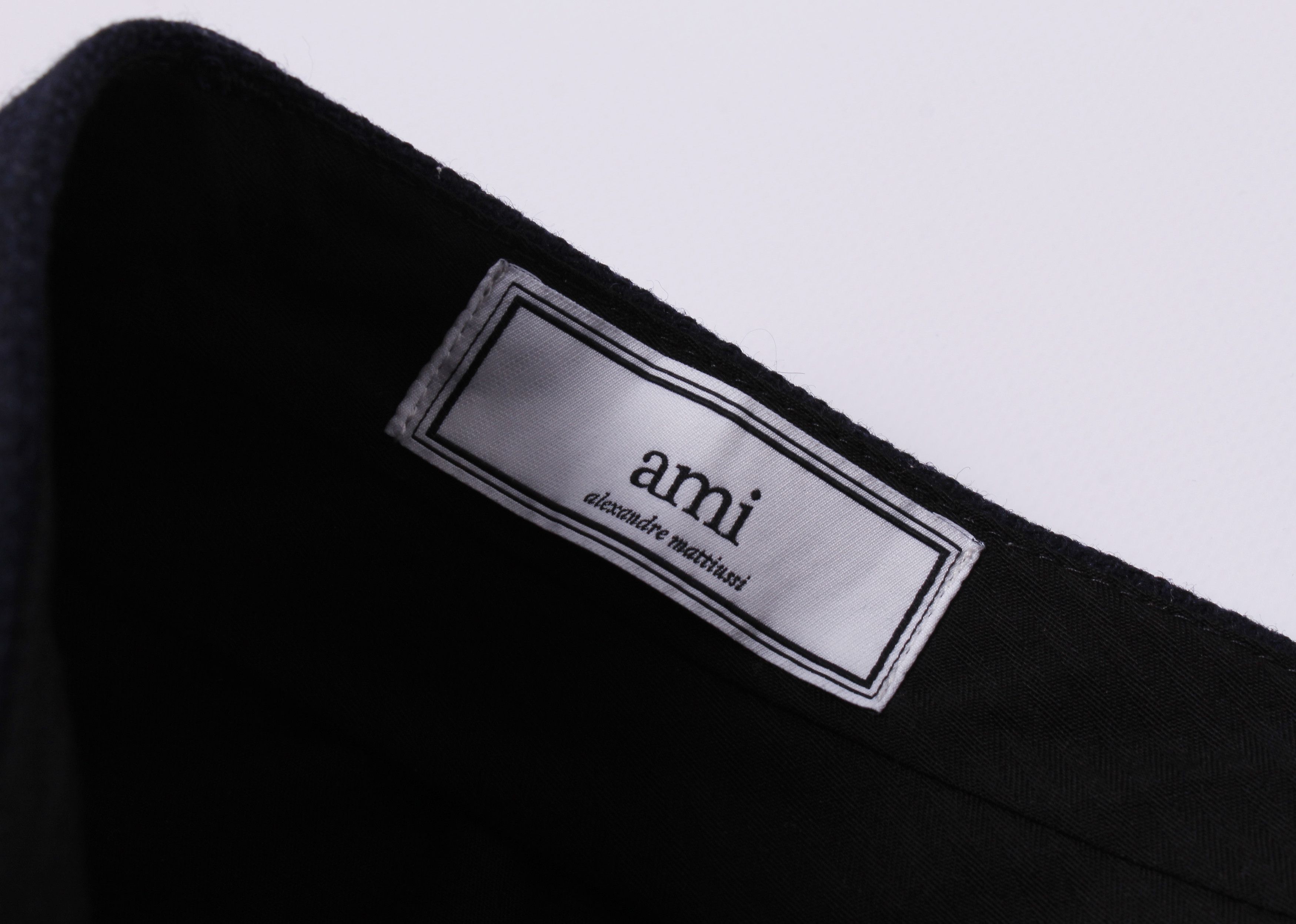 AMI AMI Carrot Fit Cropped Wool Pants Size US 31 - 3 Thumbnail