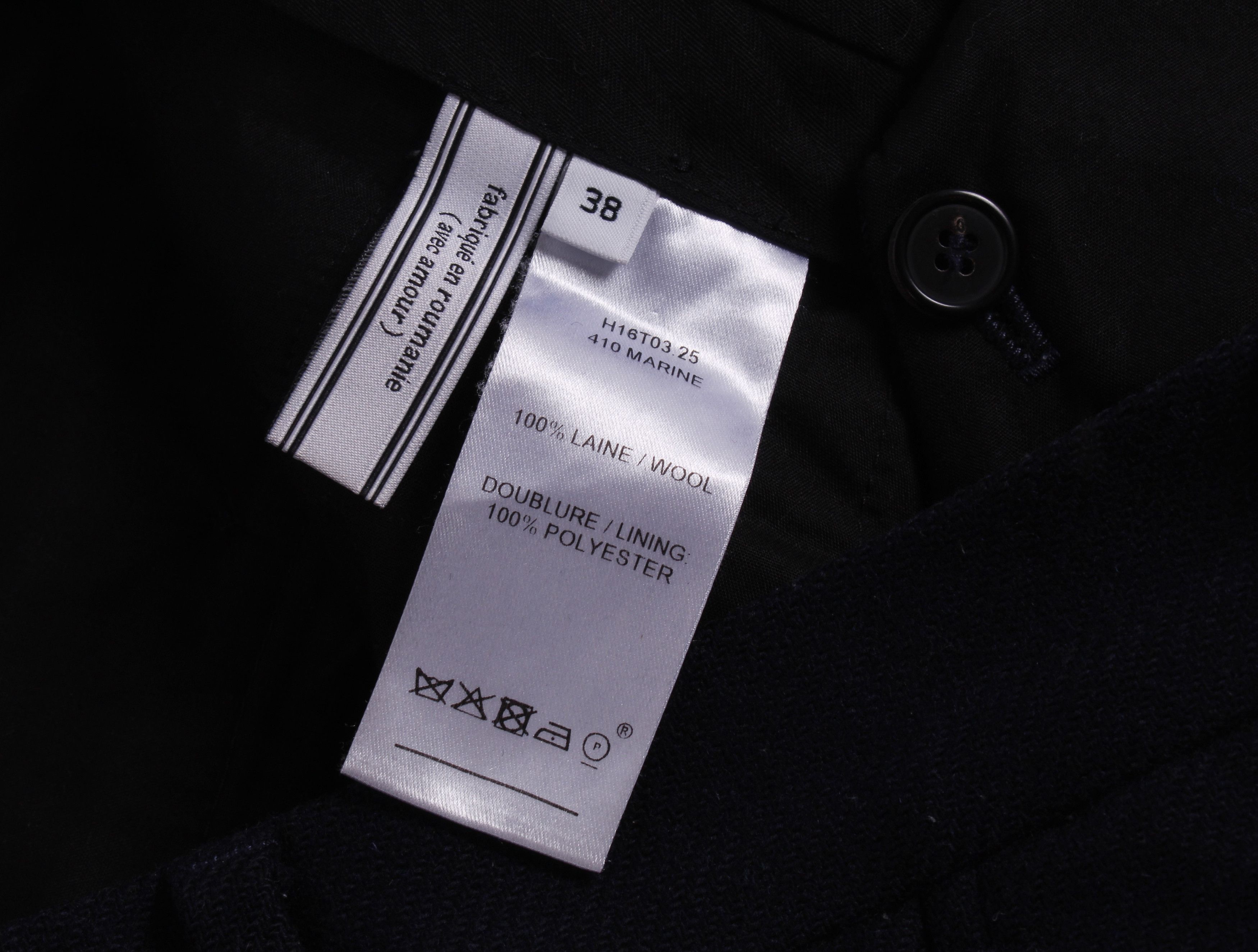 AMI AMI Carrot Fit Cropped Wool Pants Size US 31 - 4 Thumbnail