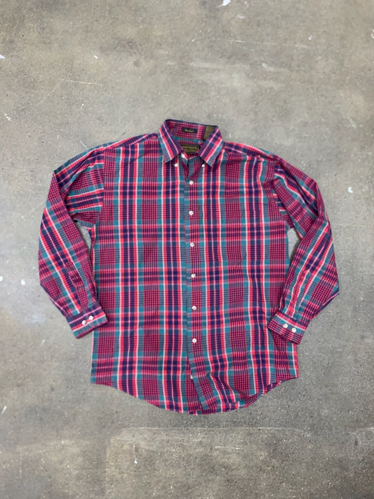 Vintage Vintage 1990s Eddie Bauer Manin Poplin Button Up Shirt | Grailed