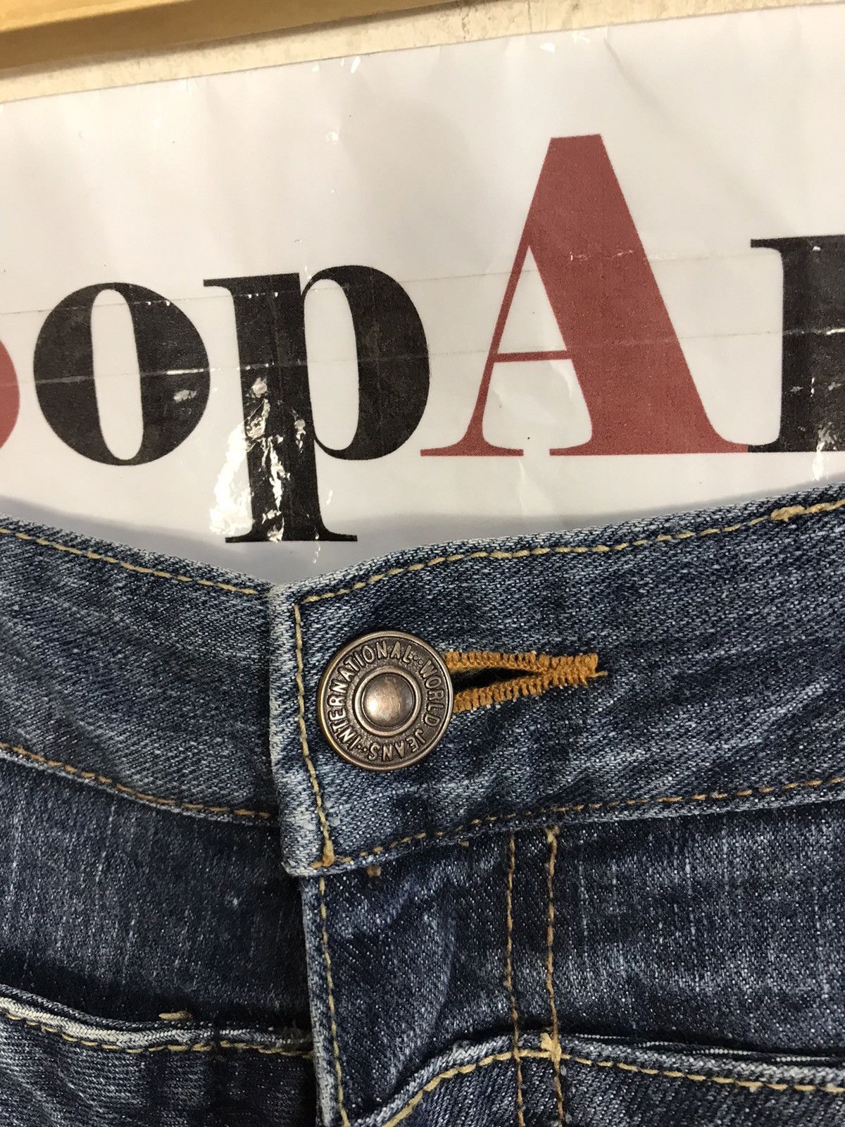 Japanese Brand Vintage Dominate Handcrafted Distressed Design Plaid Jeans Size US 34 / EU 50 - 9 Thumbnail