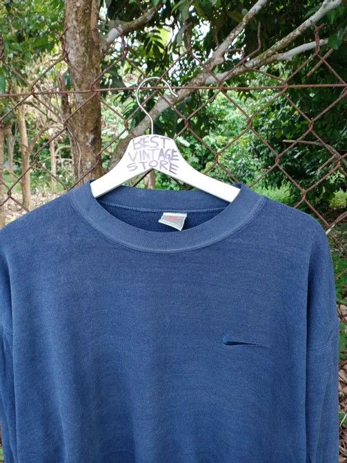 Nike Vintage 90s Nike Sweatshirt Embroidery Logo Size US L / EU 52-54 / 3 - 2 Thumbnail