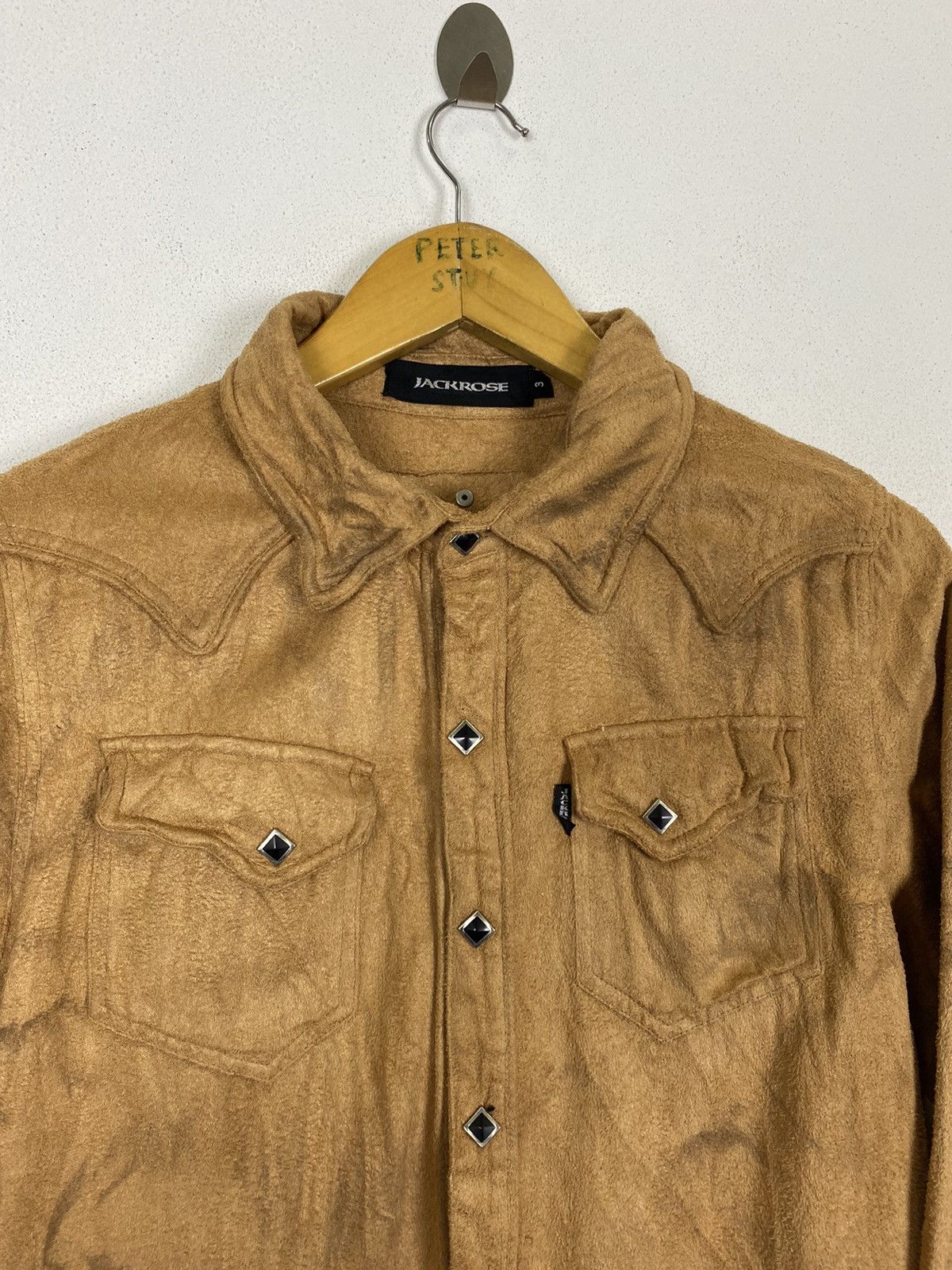 JACKROSE × Vintage VINTAGE JACK ROSE STONE BUTTON SHIRT NICE DESIGN Size US S / EU 44-46 / 1 - 3 Thumbnail