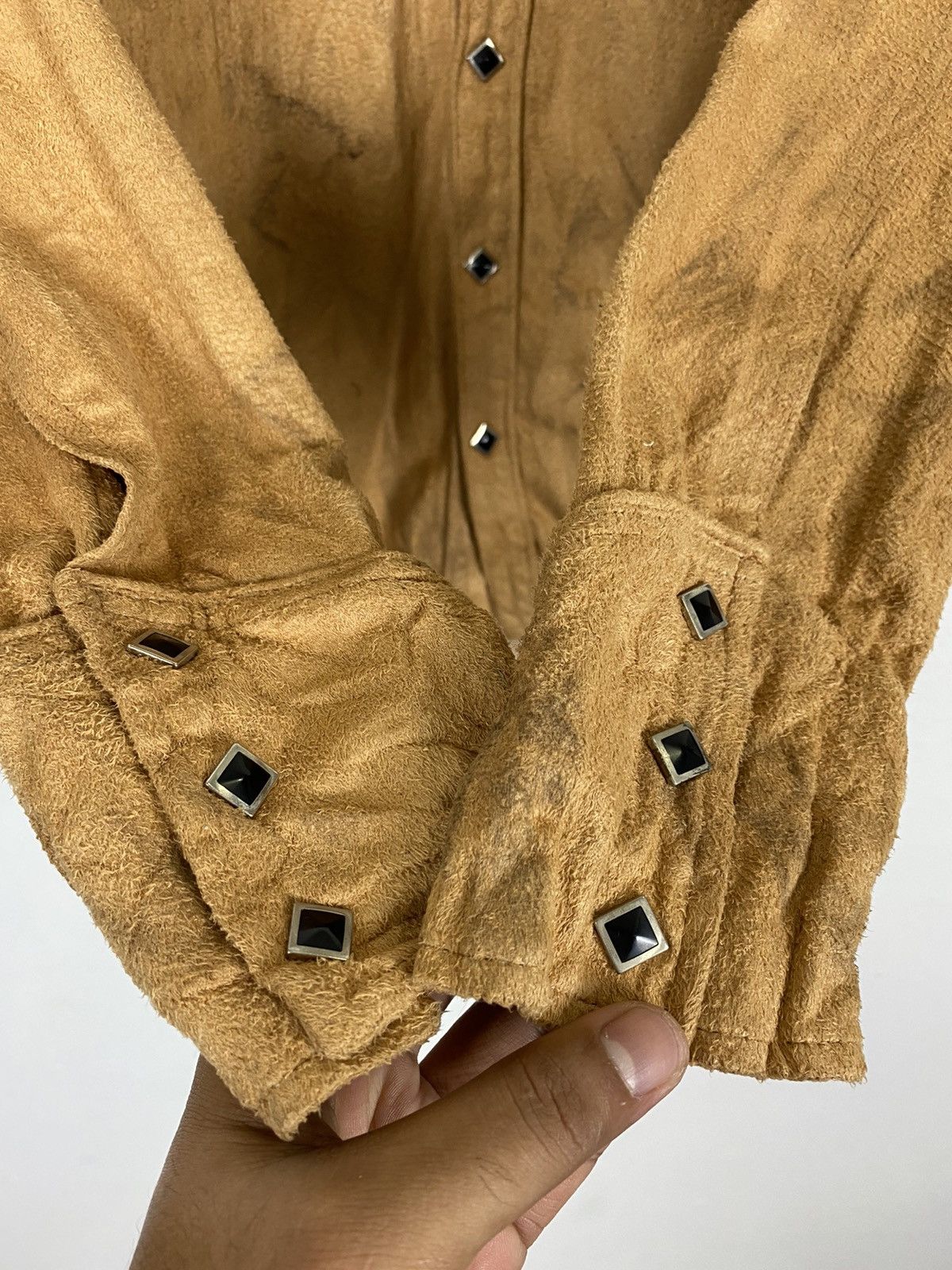 JACKROSE × Vintage VINTAGE JACK ROSE STONE BUTTON SHIRT NICE DESIGN Size US S / EU 44-46 / 1 - 6 Thumbnail
