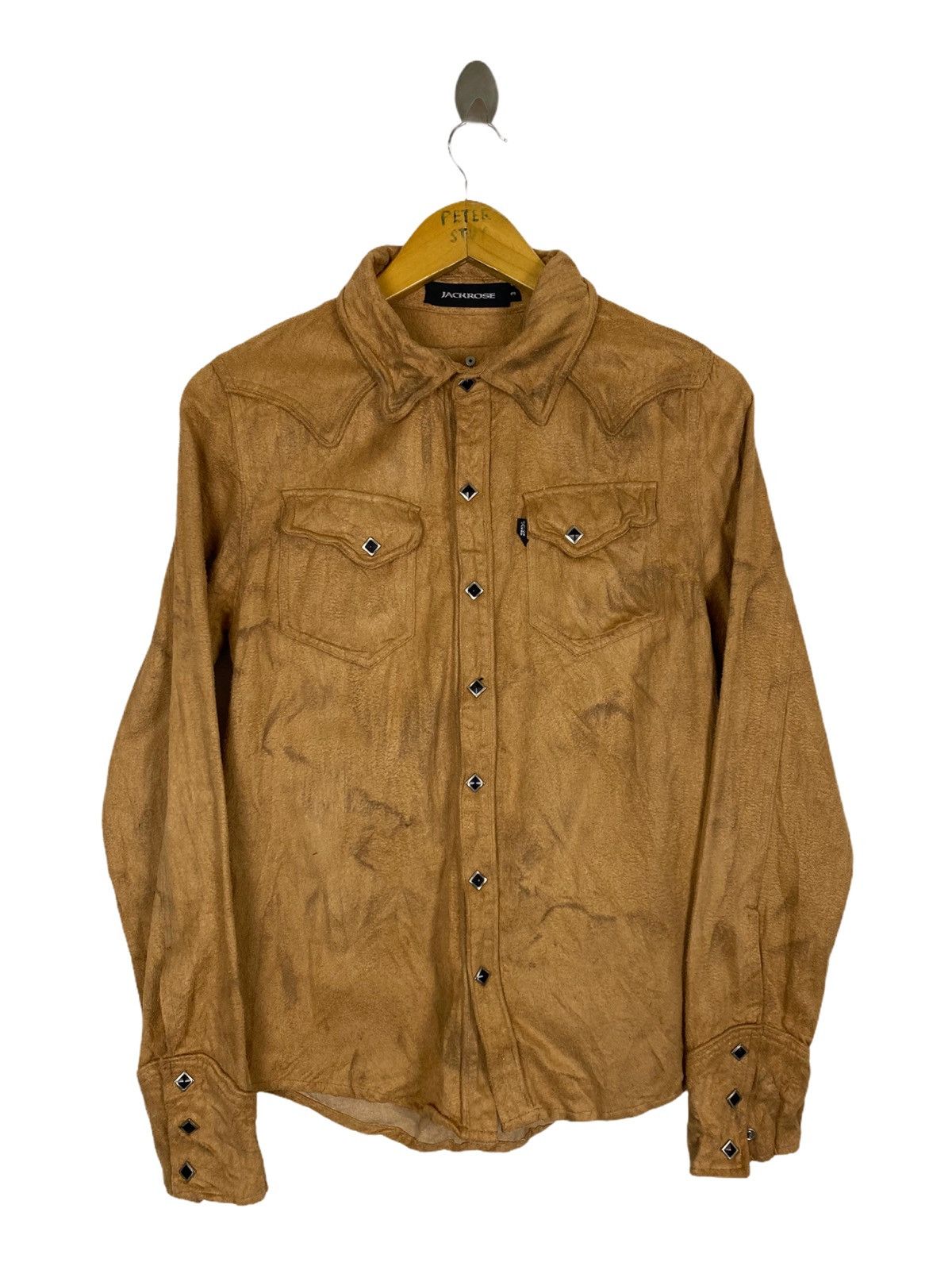 JACKROSE × Vintage VINTAGE JACK ROSE STONE BUTTON SHIRT NICE DESIGN Size US S / EU 44-46 / 1 - 1 Thumbnail