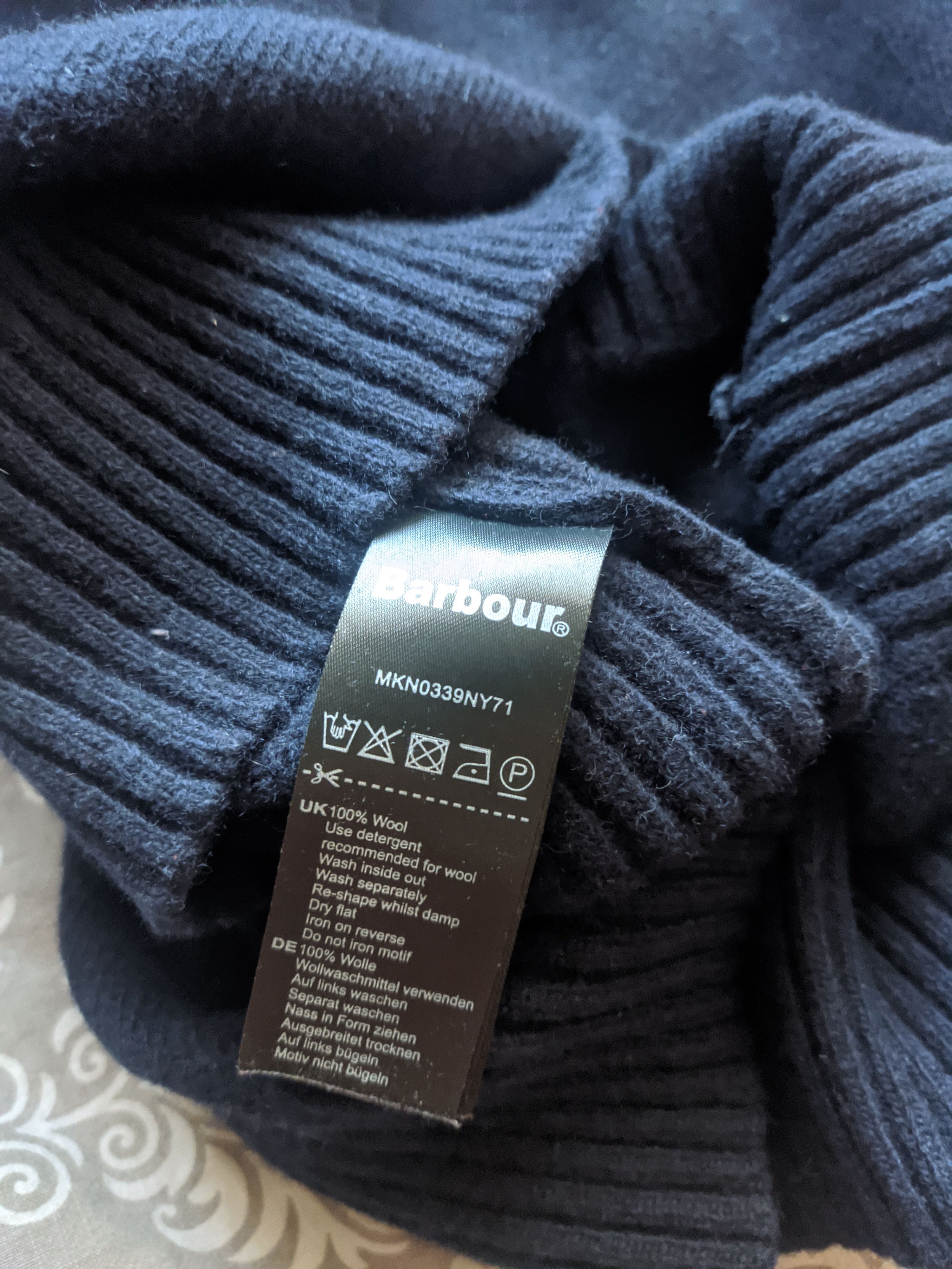 Barbour Barbour Essential half zip sweater 100% wool Size US XXL / EU 58 / 5 - 7 Thumbnail