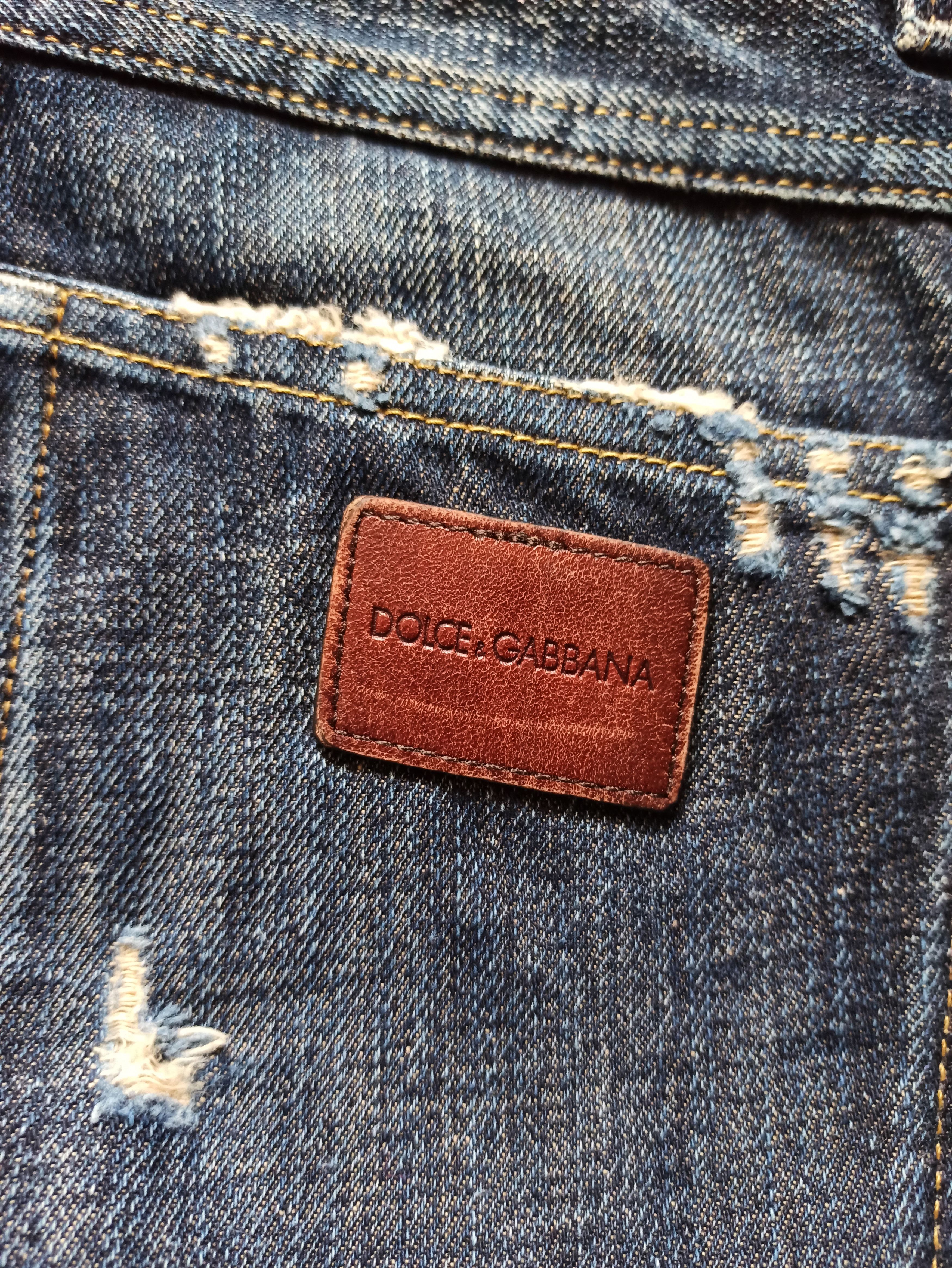 Dolce & Gabbana D&G Distressed Denim Size US 34 / EU 50 - 8 Thumbnail