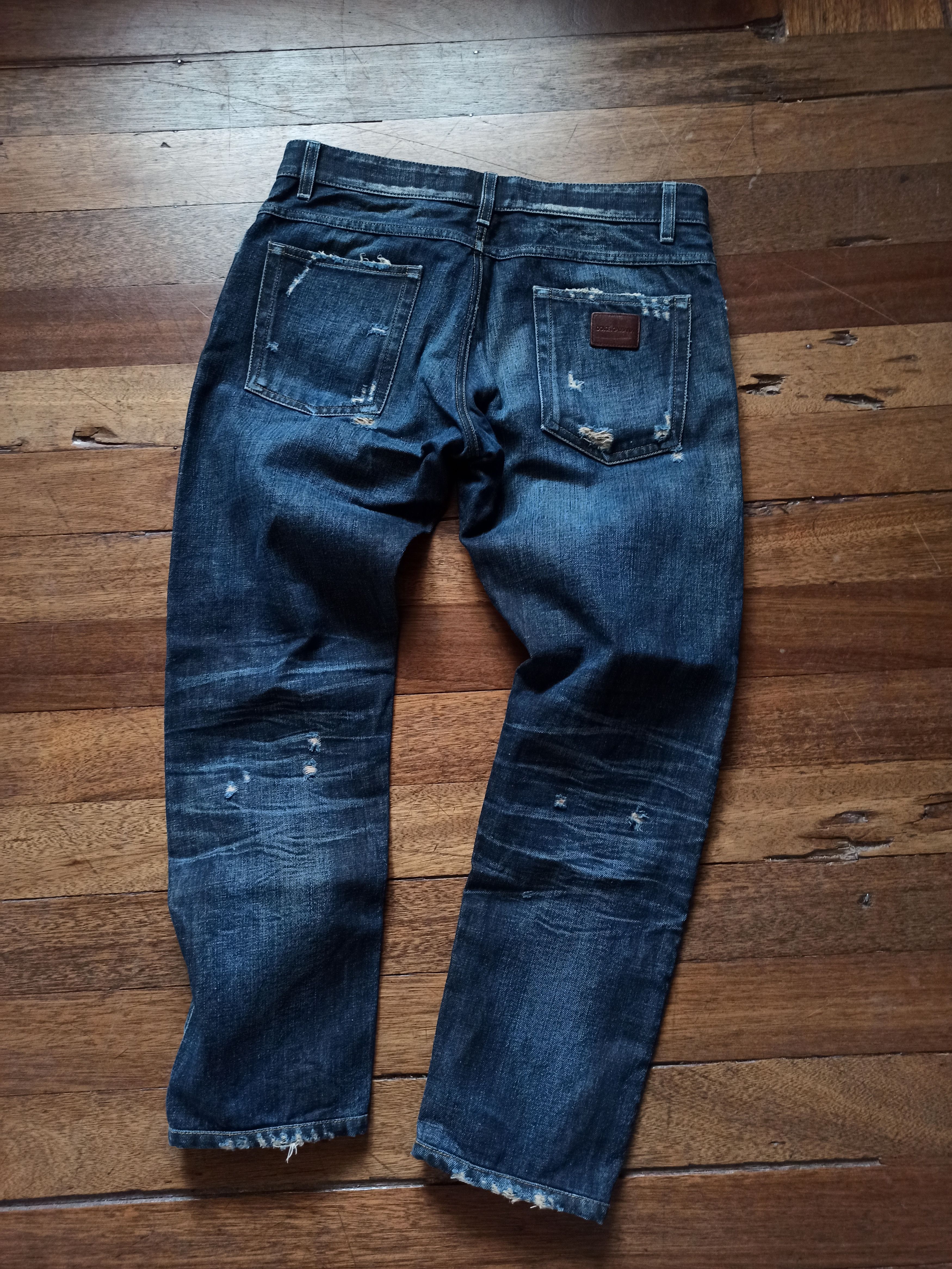 Dolce & Gabbana D&G Distressed Denim Size US 34 / EU 50 - 6 Thumbnail