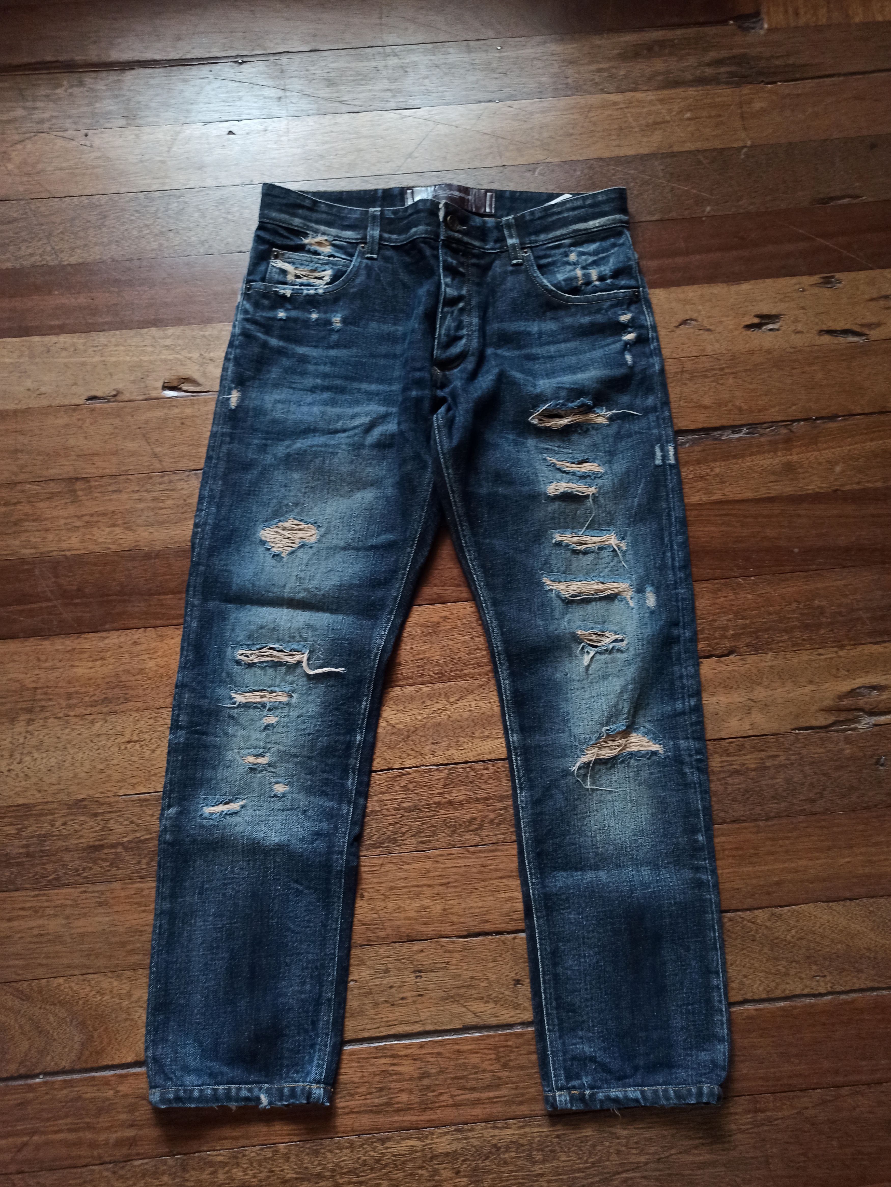 Dolce & Gabbana D&G Distressed Denim Size US 34 / EU 50 - 1 Thumbnail