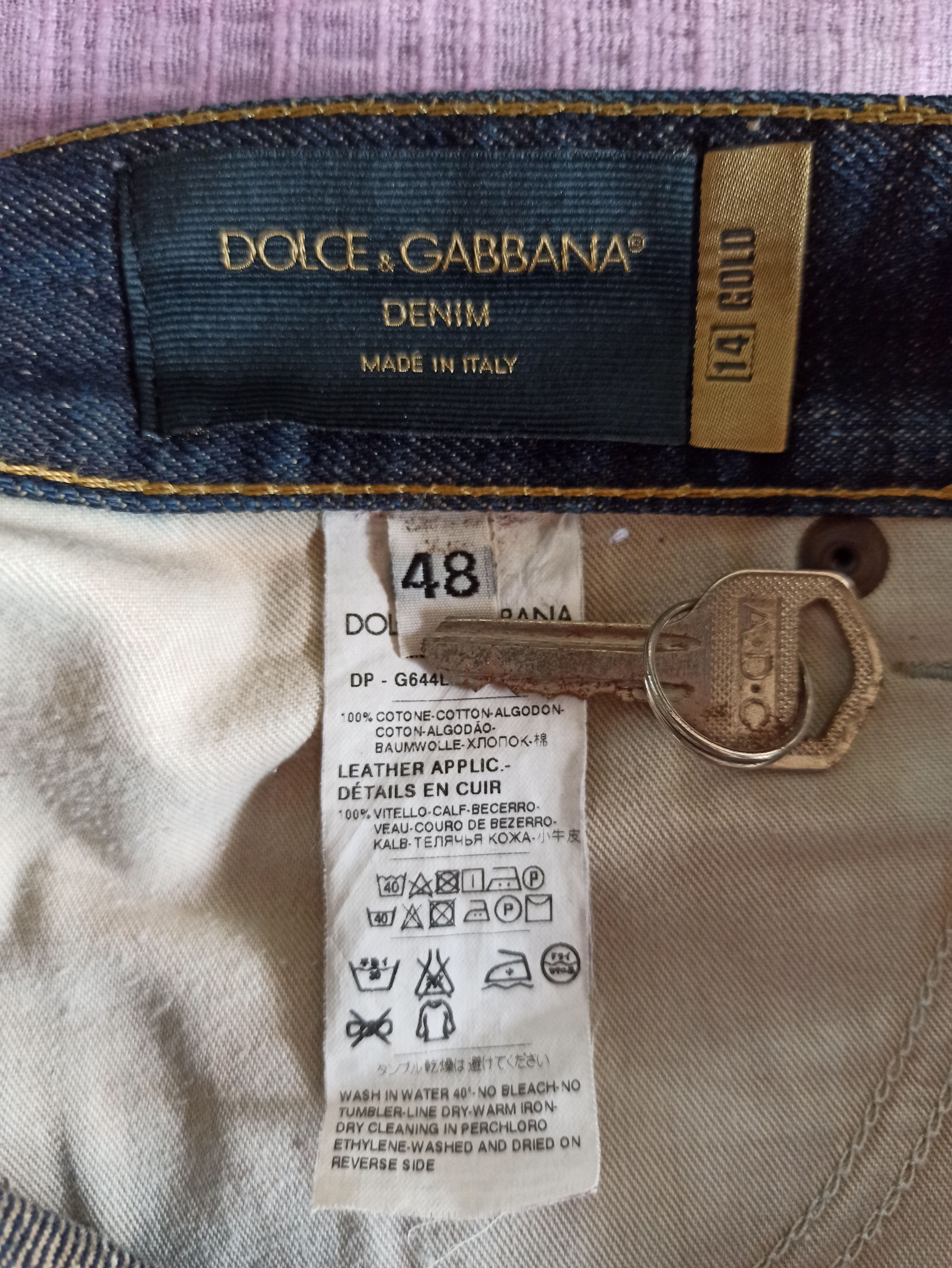 Dolce & Gabbana D&G Distressed Denim Size US 34 / EU 50 - 10 Thumbnail