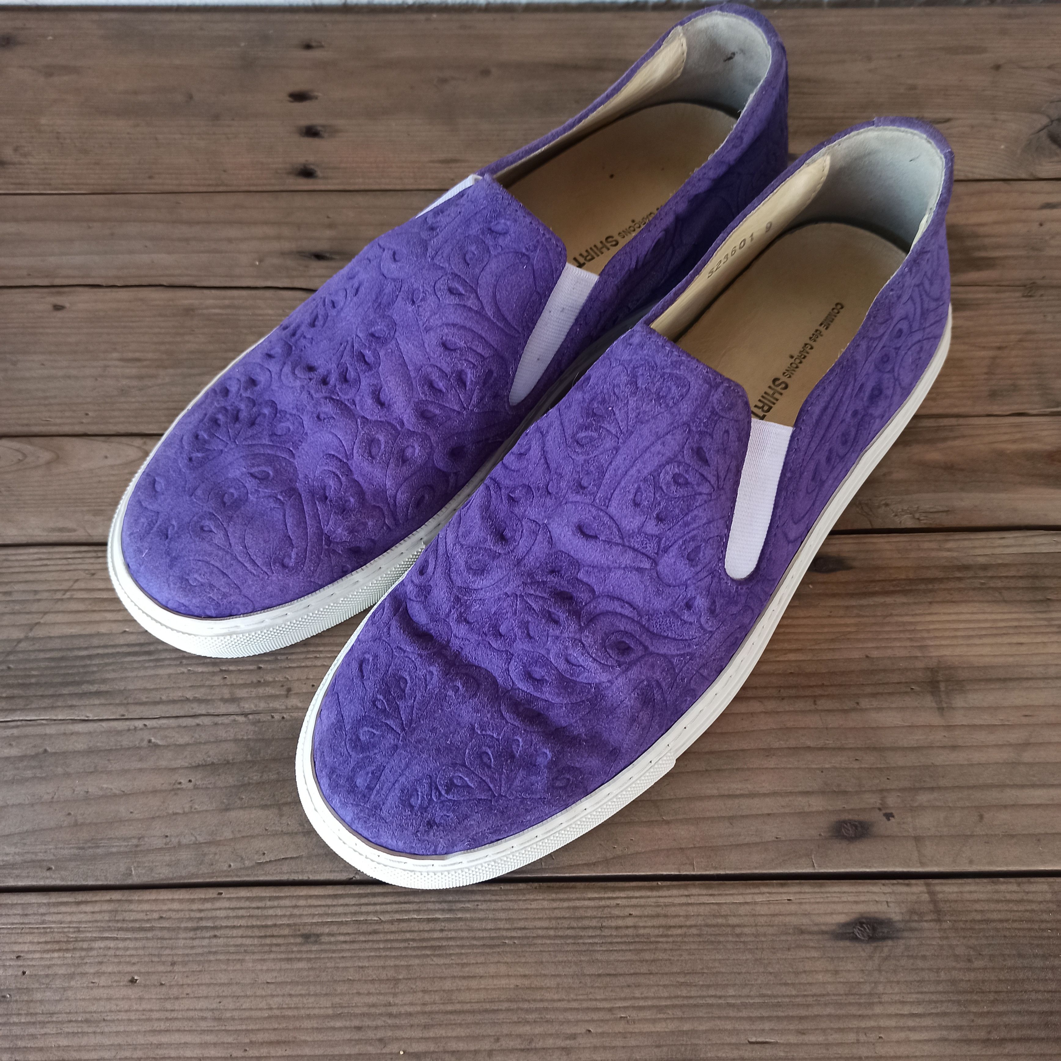 comme des garcons slip on