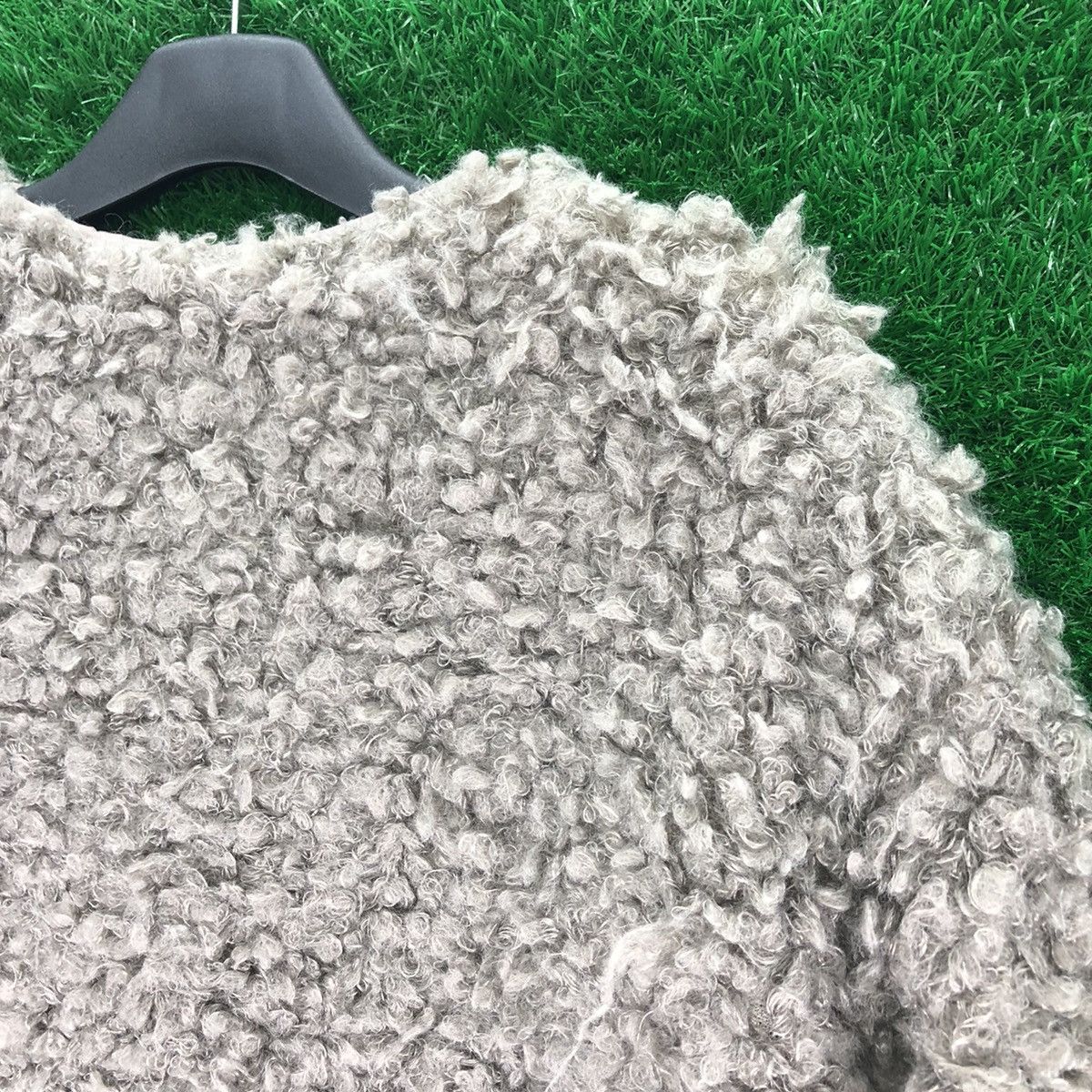 Japanese Brand Vintage Mohair Deep Pile Zipper Cardigan Size US M / EU 48-50 / 2 - 5 Thumbnail