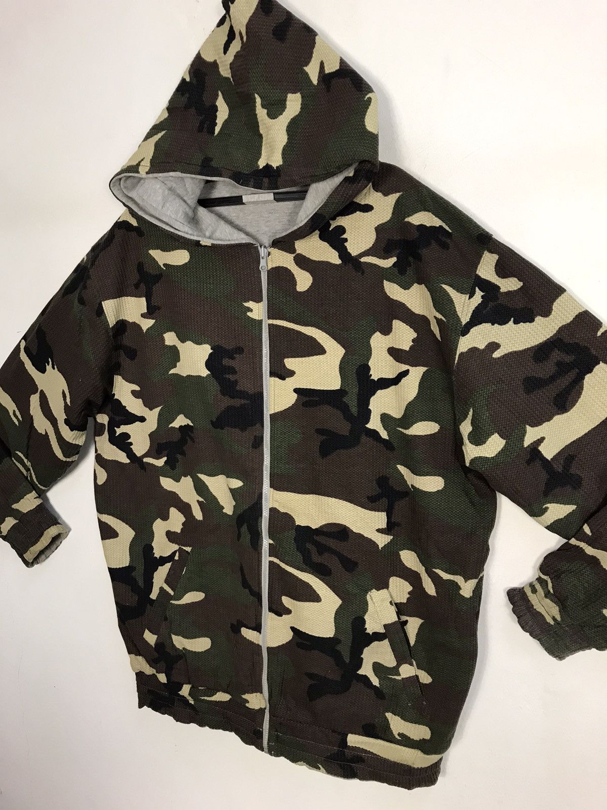Other Delf Jacket Hoodies Green Camouflage Army Military K2272j Size US XXL / EU 58 / 5 - 4 Thumbnail
