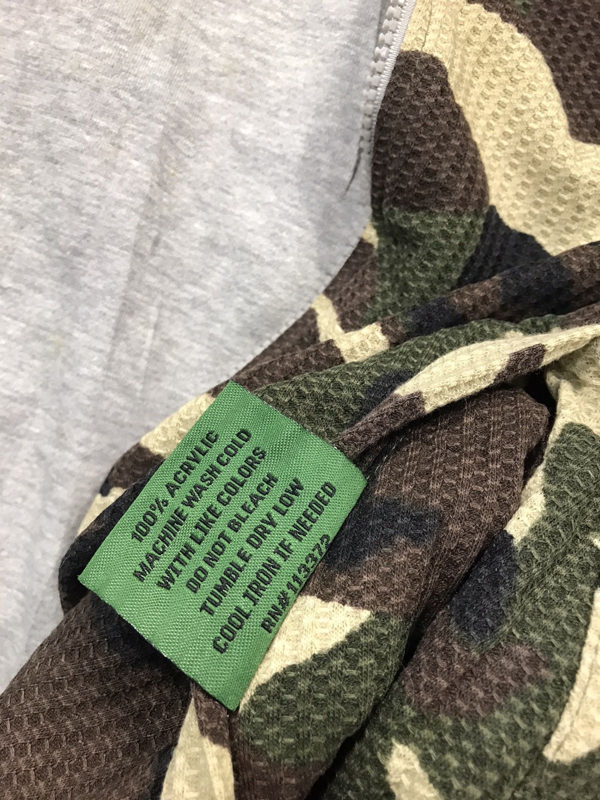 Other Delf Jacket Hoodies Green Camouflage Army Military K2272j Size US XXL / EU 58 / 5 - 8 Thumbnail