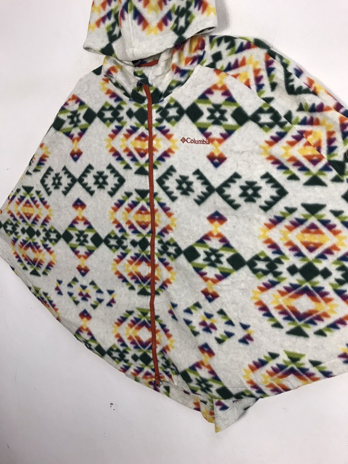 Columbia × Designer Columbia Cloaks Fleece Navajo Native Ponchos Hoodies Jacket Size US M / EU 48-50 / 2 - 3 Thumbnail