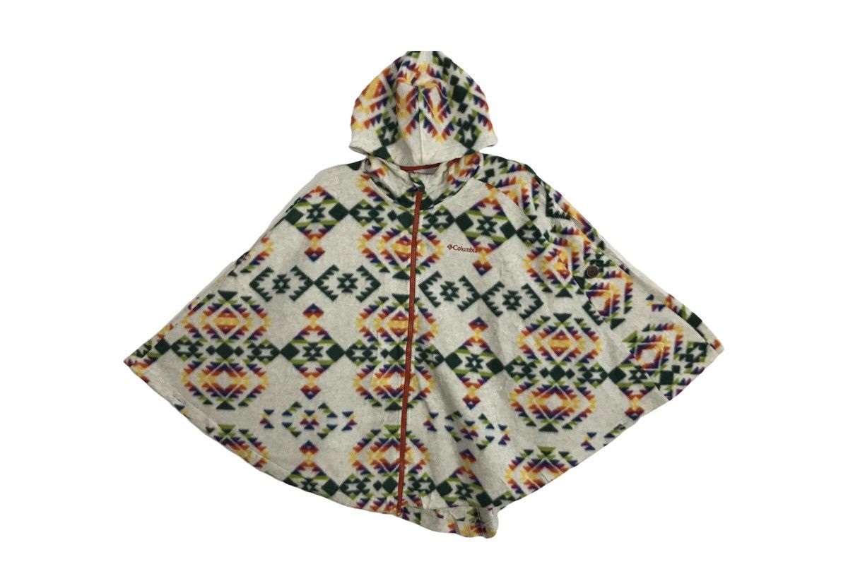 Columbia × Designer Columbia Cloaks Fleece Navajo Native Ponchos Hoodies Jacket Size US M / EU 48-50 / 2 - 1 Thumbnail