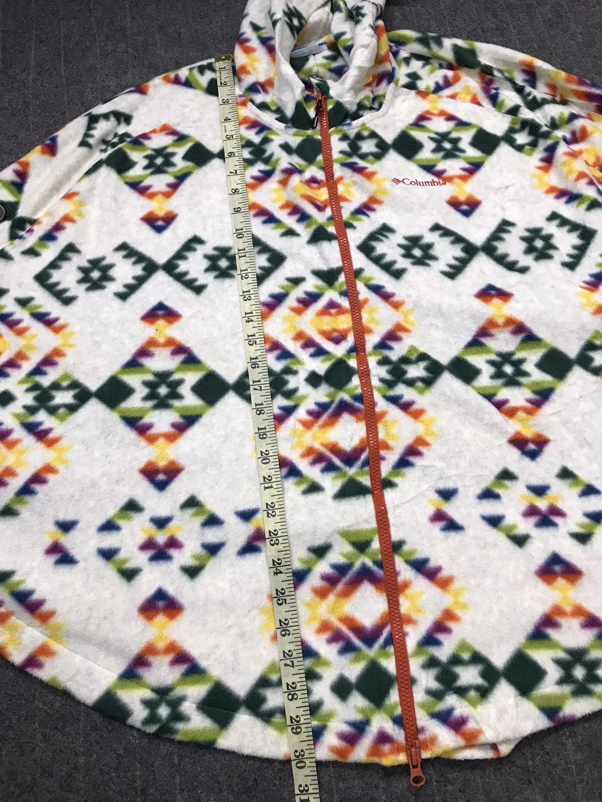 Columbia × Designer Columbia Cloaks Fleece Navajo Native Ponchos Hoodies Jacket Size US M / EU 48-50 / 2 - 12 Thumbnail